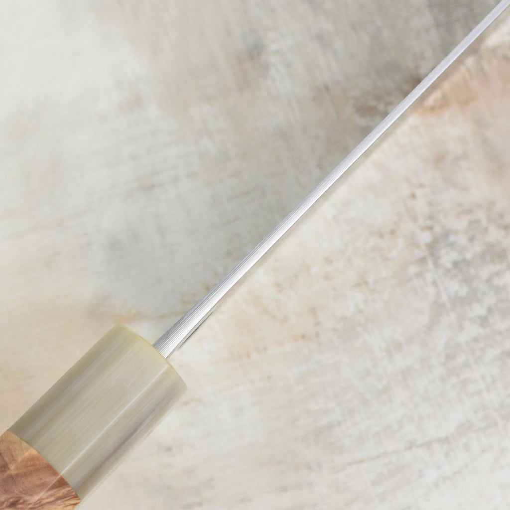 Shiro Kamo Shirogami #2 Damascus 9.4" Gyuto