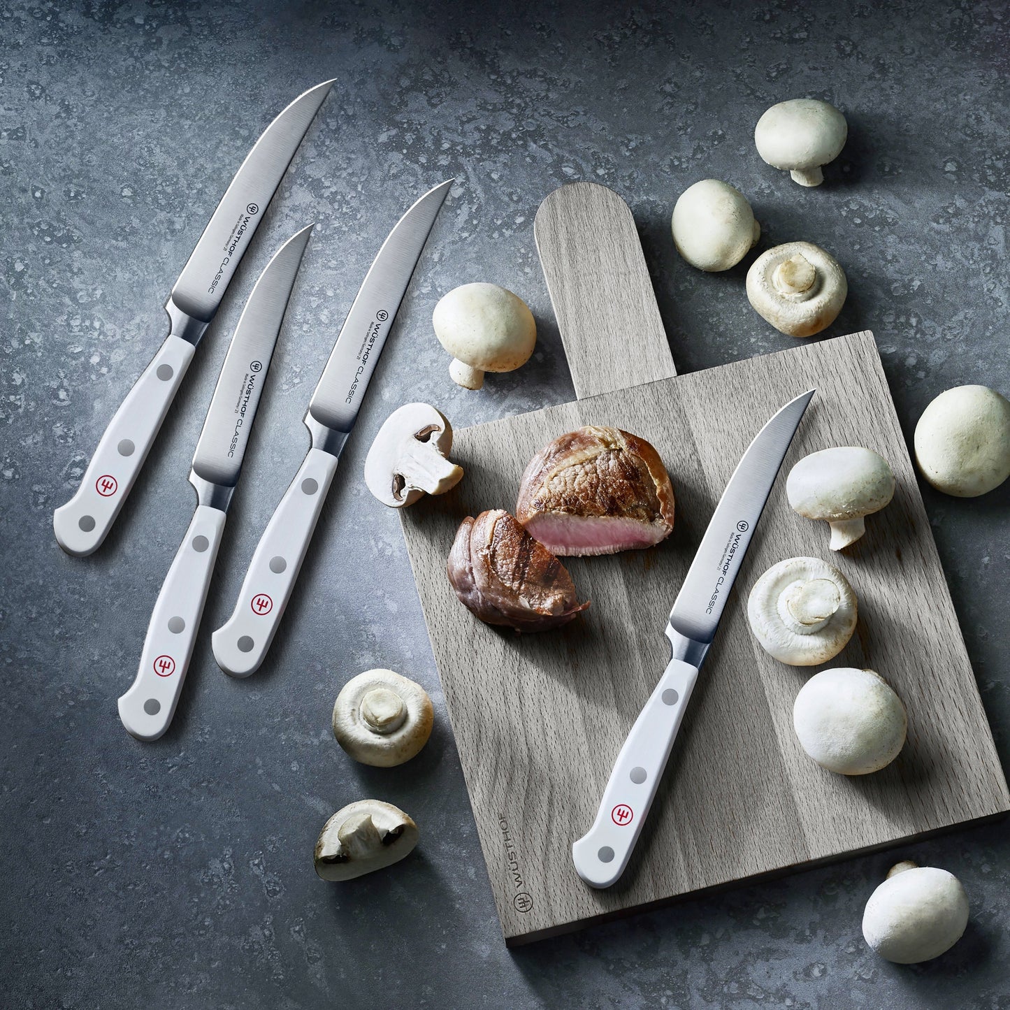 Wusthof Classic White 4 Piece Steak Knife Set