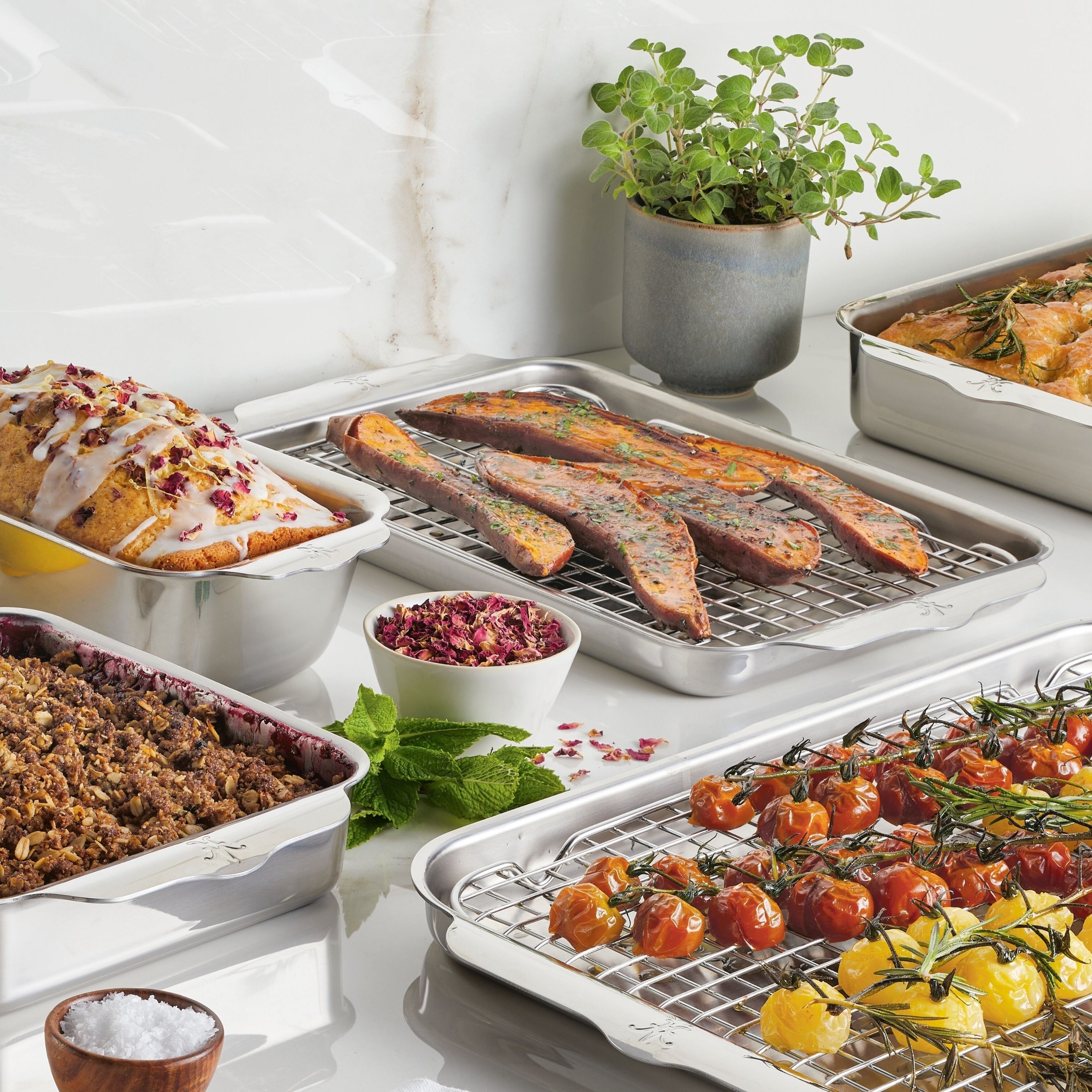 Hestan OvenBond Baking Rack for Half Sheet Pan, 2-pack