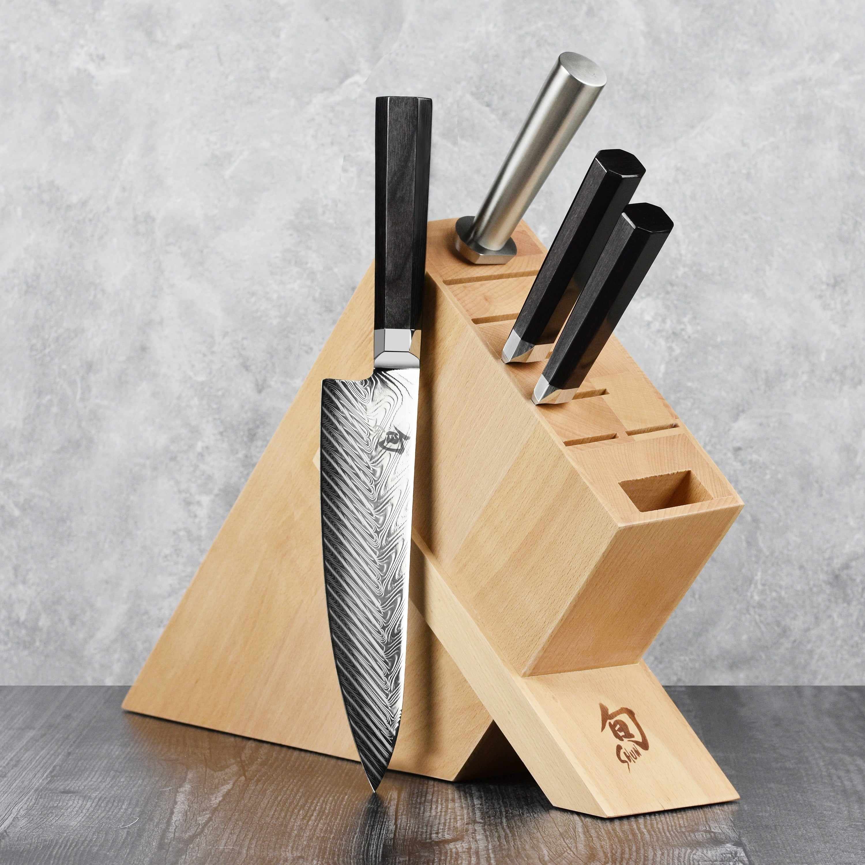 Shun Dual Core 5 Piece Knife Block Set