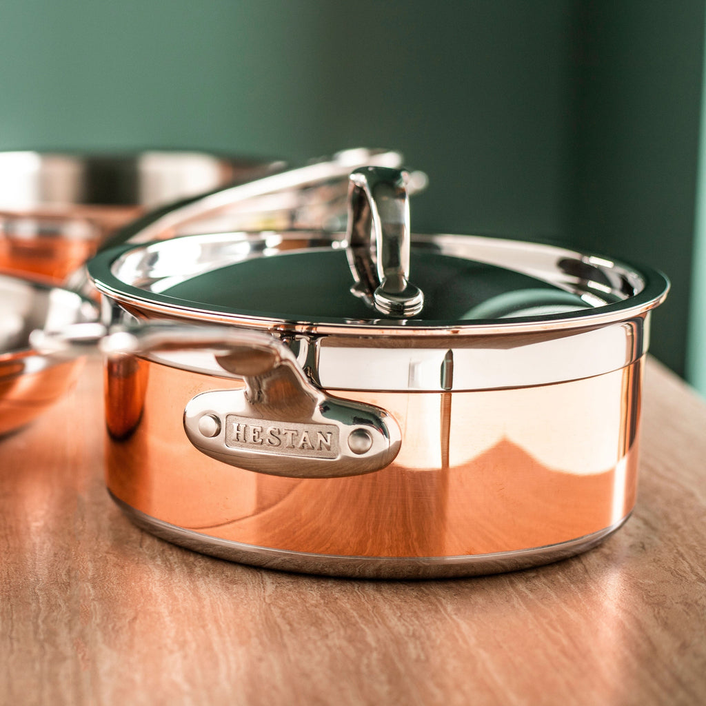 Hestan CopperBond 5 Piece Induction Copper Cookware Set
