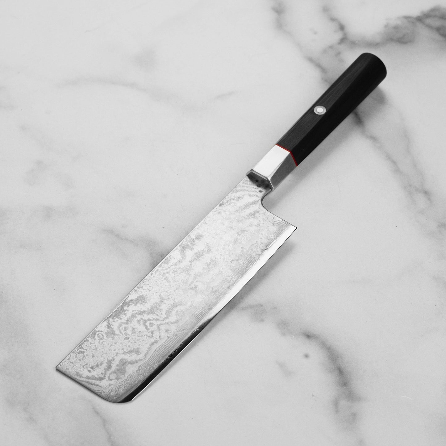 Zanmai Hybrid Damascus Splash 6.5" Nakiri