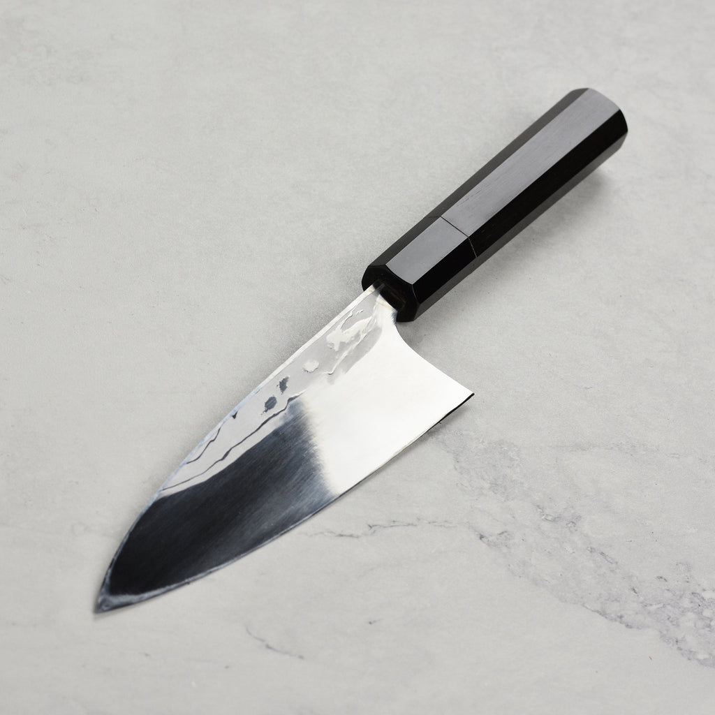 Hatsukokoro x Yauji Aogami #2 Damascus 6.5" Single Bevel Deba