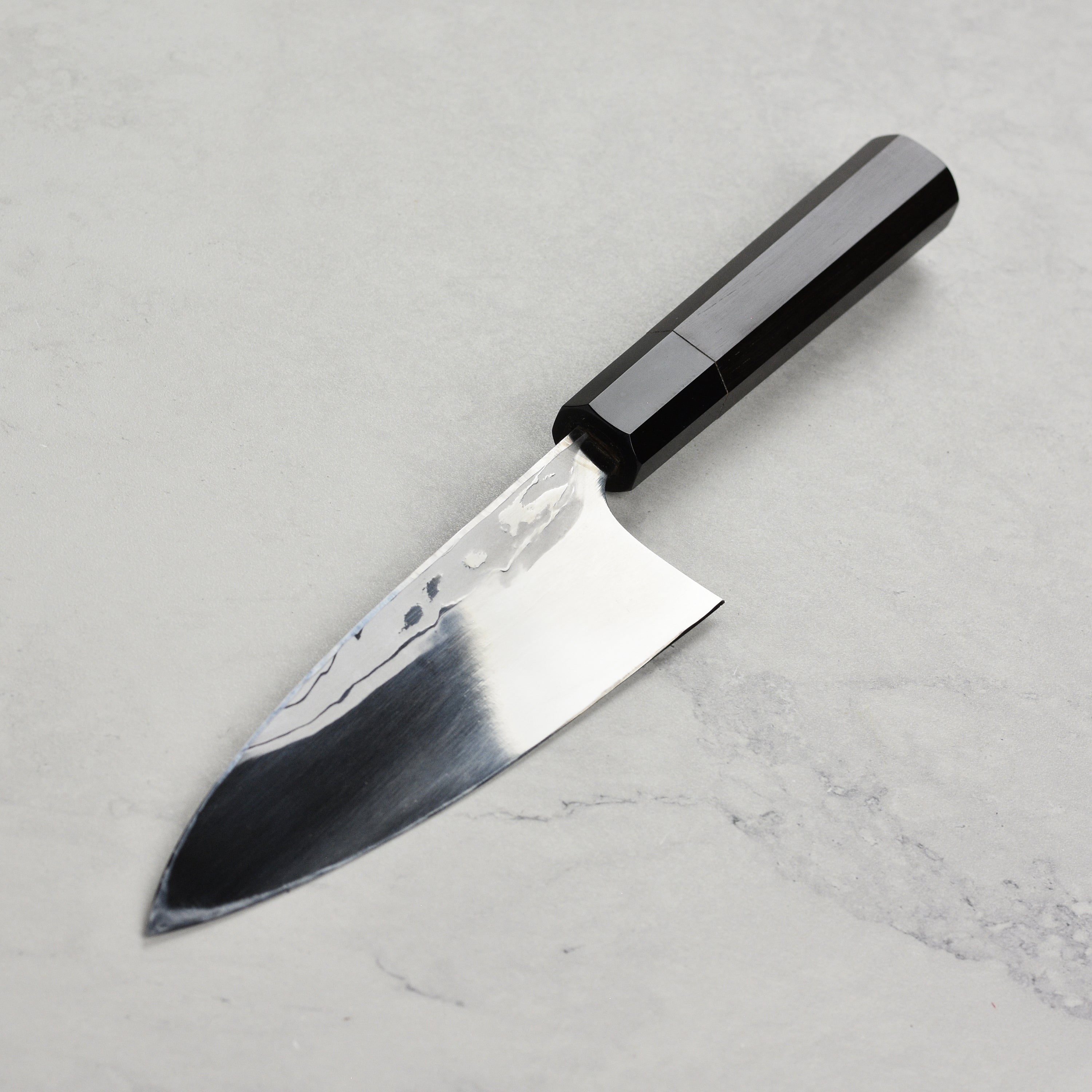Hatsukokoro x Yauji Aogami #2 Damascus 6.5" Single Bevel Deba