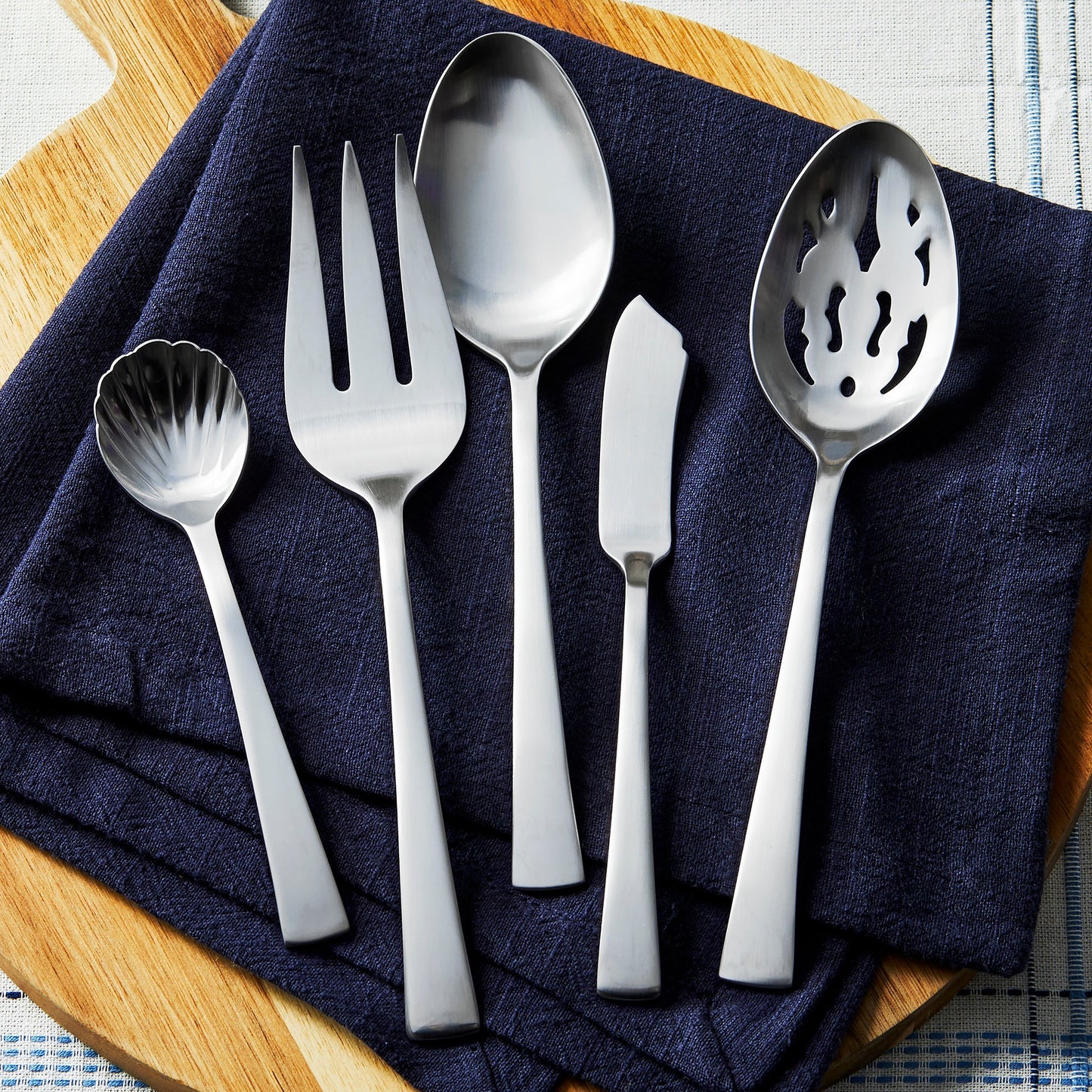 Zwilling Bellasera 45 Piece Stainless Steel Flatware Set, Satin Finish