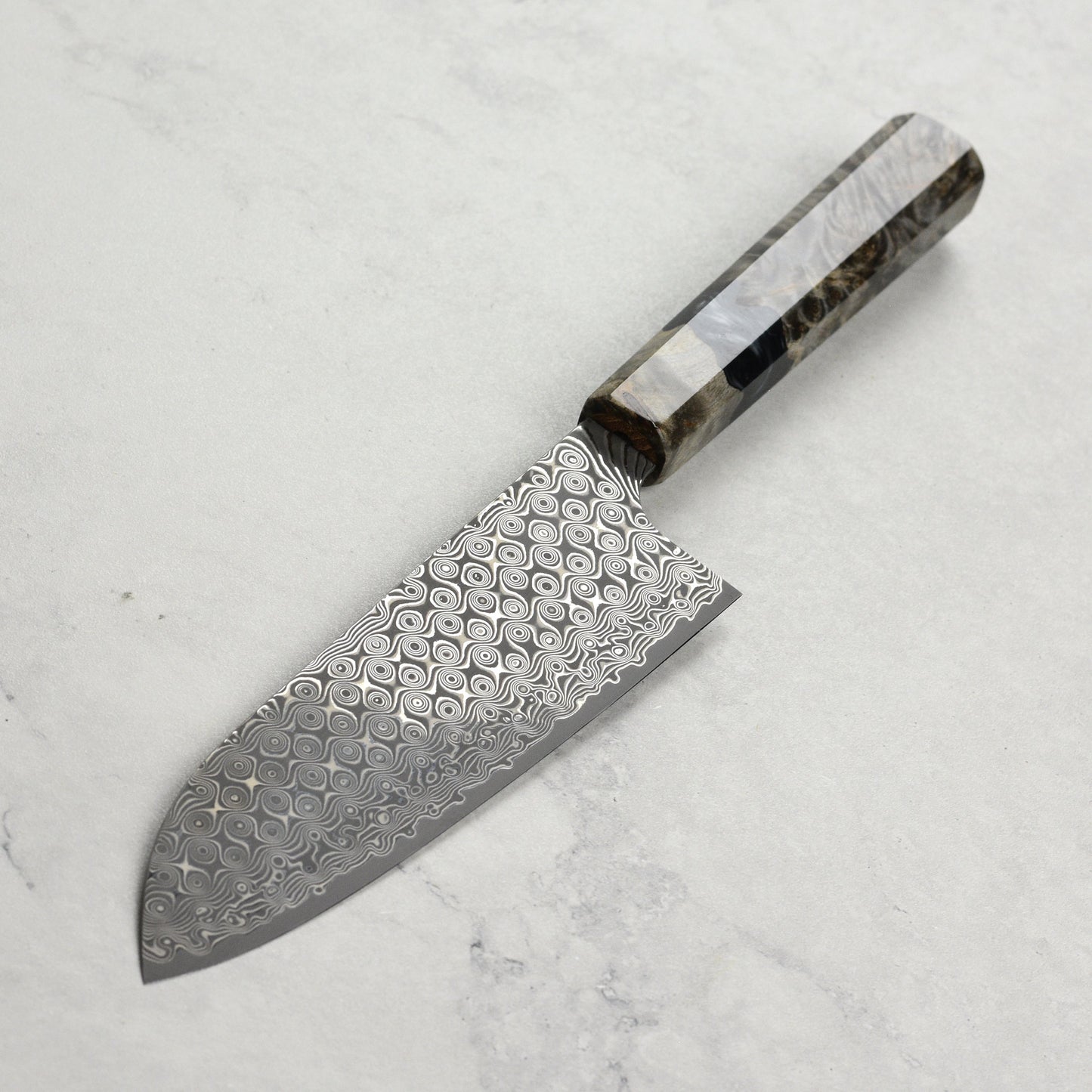 Nigara Anmon SG2 Damascus 7" Santoku