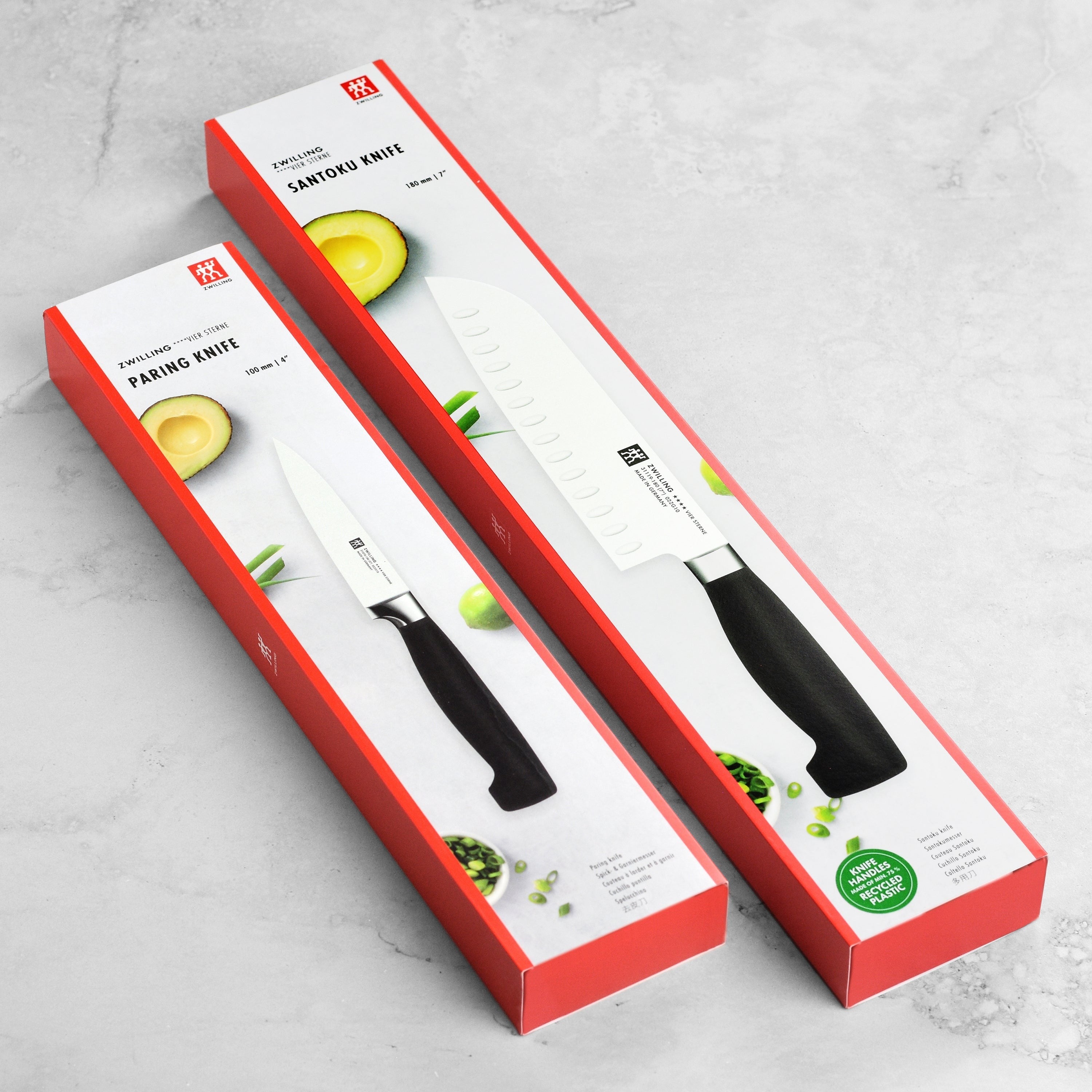 Zwilling Four Star Santoku & Paring Knife Set