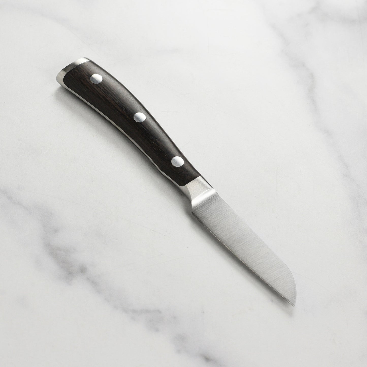 Wusthof Ikon Blackwood 3" Flat Cut Paring Knife