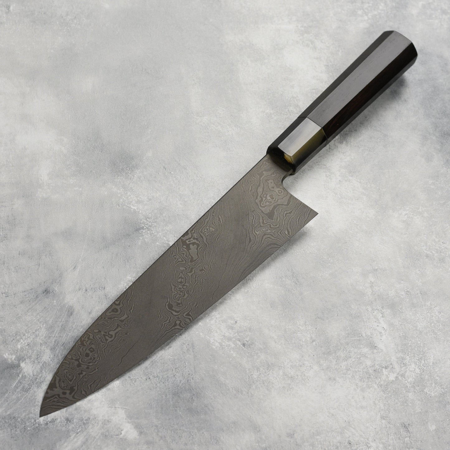 Shoichi Hashimoto Tobikumo Aogami #2 + Shirogami #2 Coreless Damascus 9.4" Gyuto