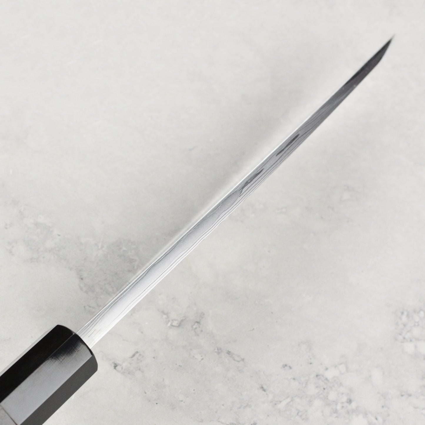 Hatsukokoro x Yauji Aogami #2 Damascus 6.5" Single Bevel Deba