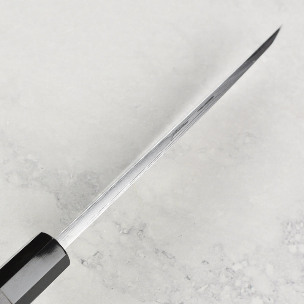 Hatsukokoro x Yauji Aogami #2 Damascus 6.5" Single Bevel Deba