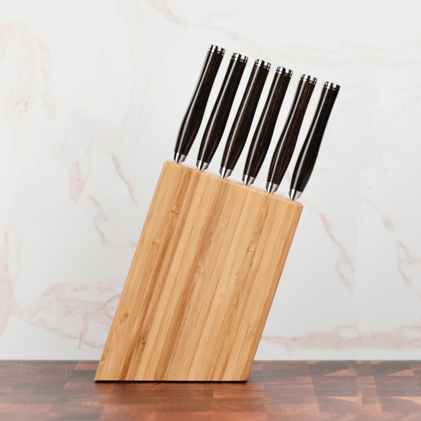 Shun Premier 6 Piece Steak Knife Set with Block
