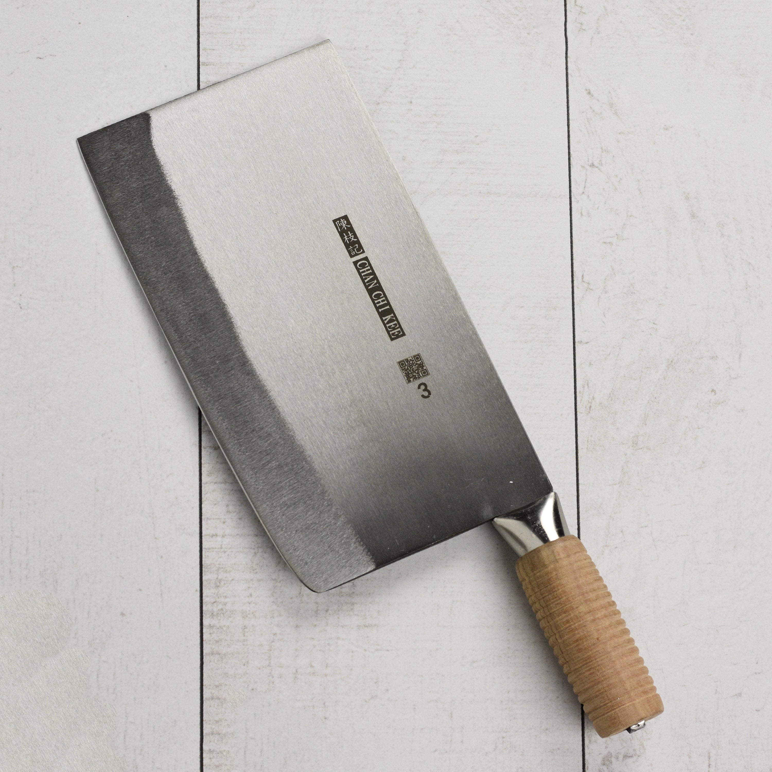 CCK BBQ Chopper 9.4" Carbon Steel Meat Cleaver, Polished