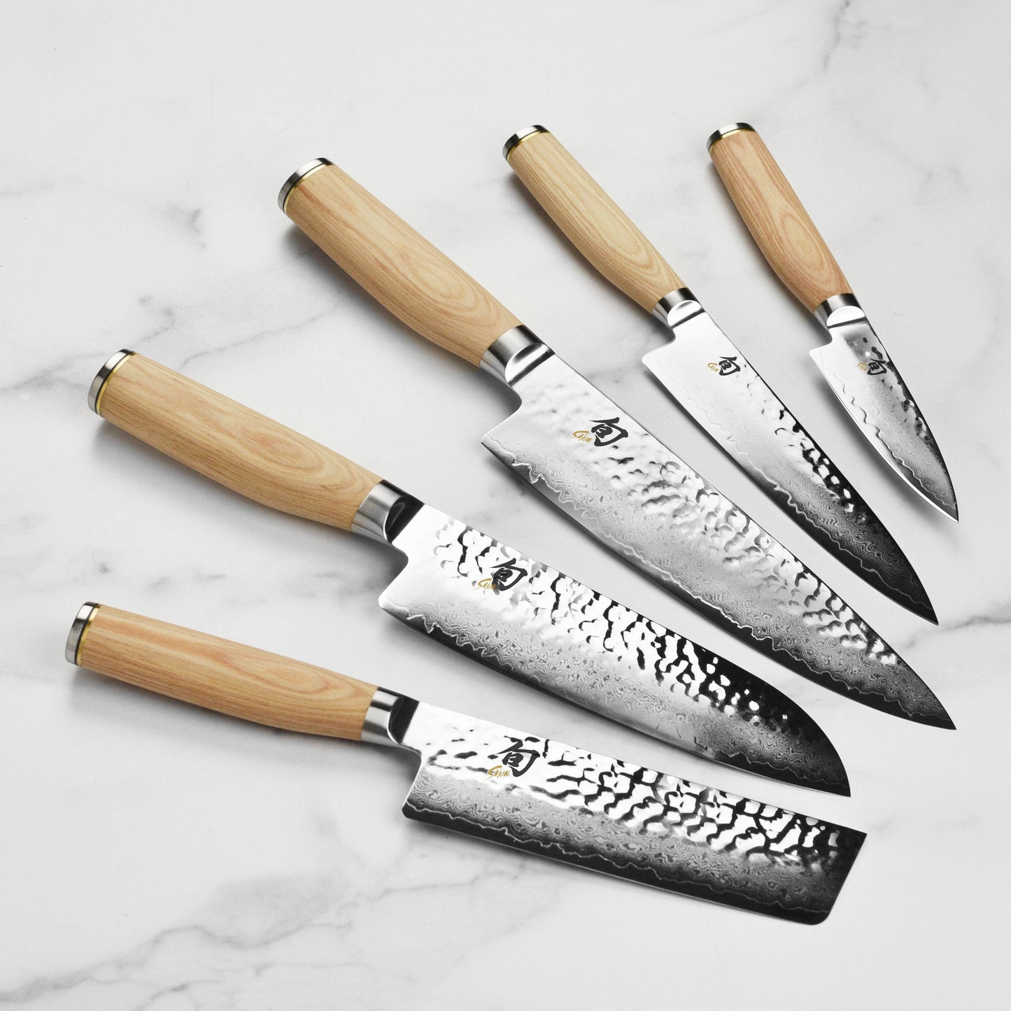 Shun Premier Blonde 7 Piece Knife Block Set