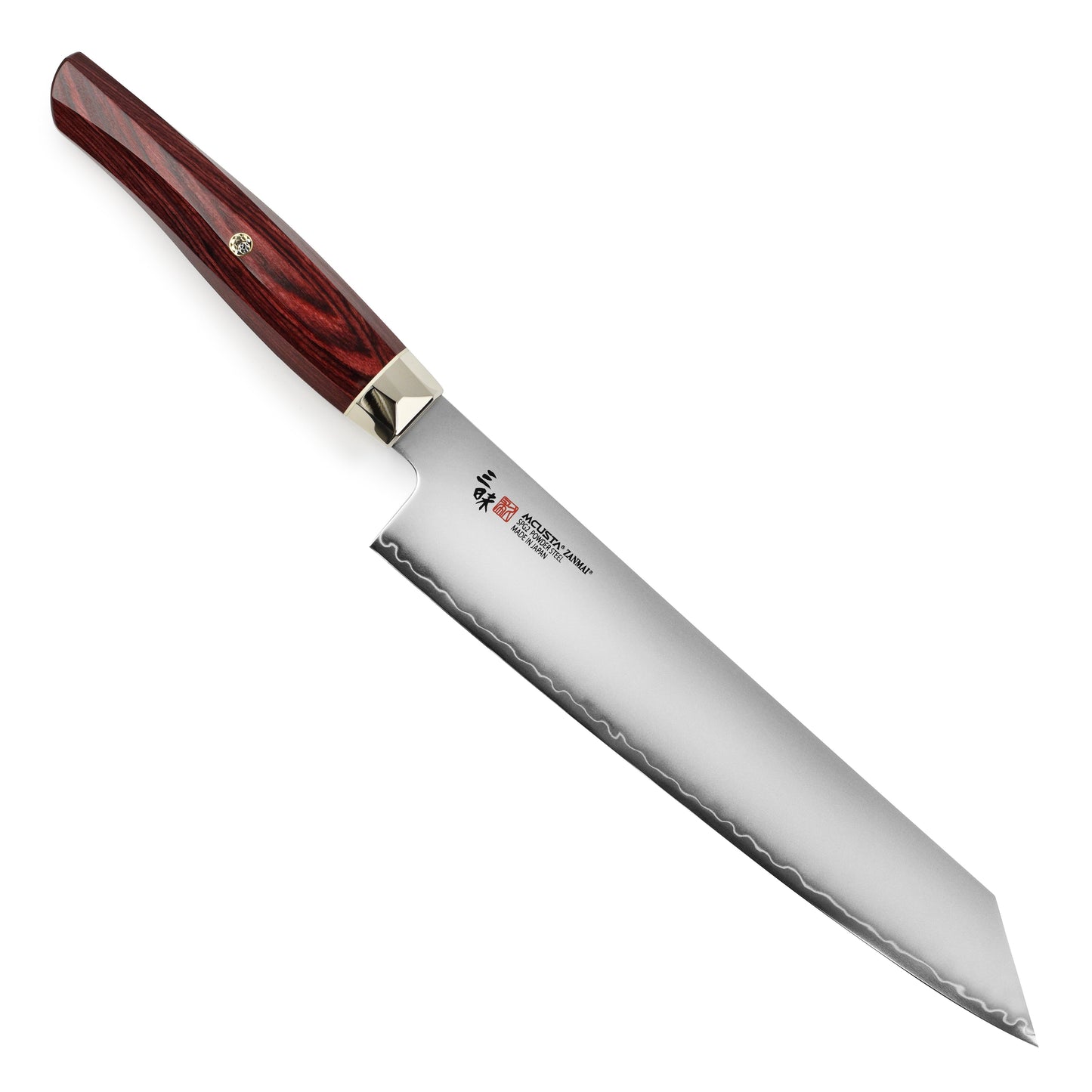 Zanmai Revolution SG2 9" Kiritsuke with Red Pakkawood Handle