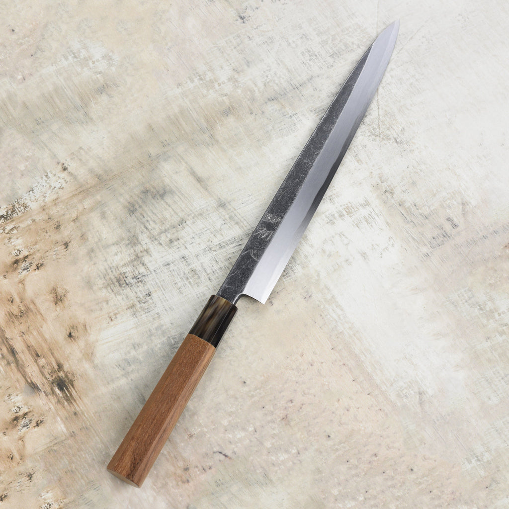 Hatsukokoro Shirasagi Aogami #2 Kurouchi Single-Bevel 10.6" Yanagiba
