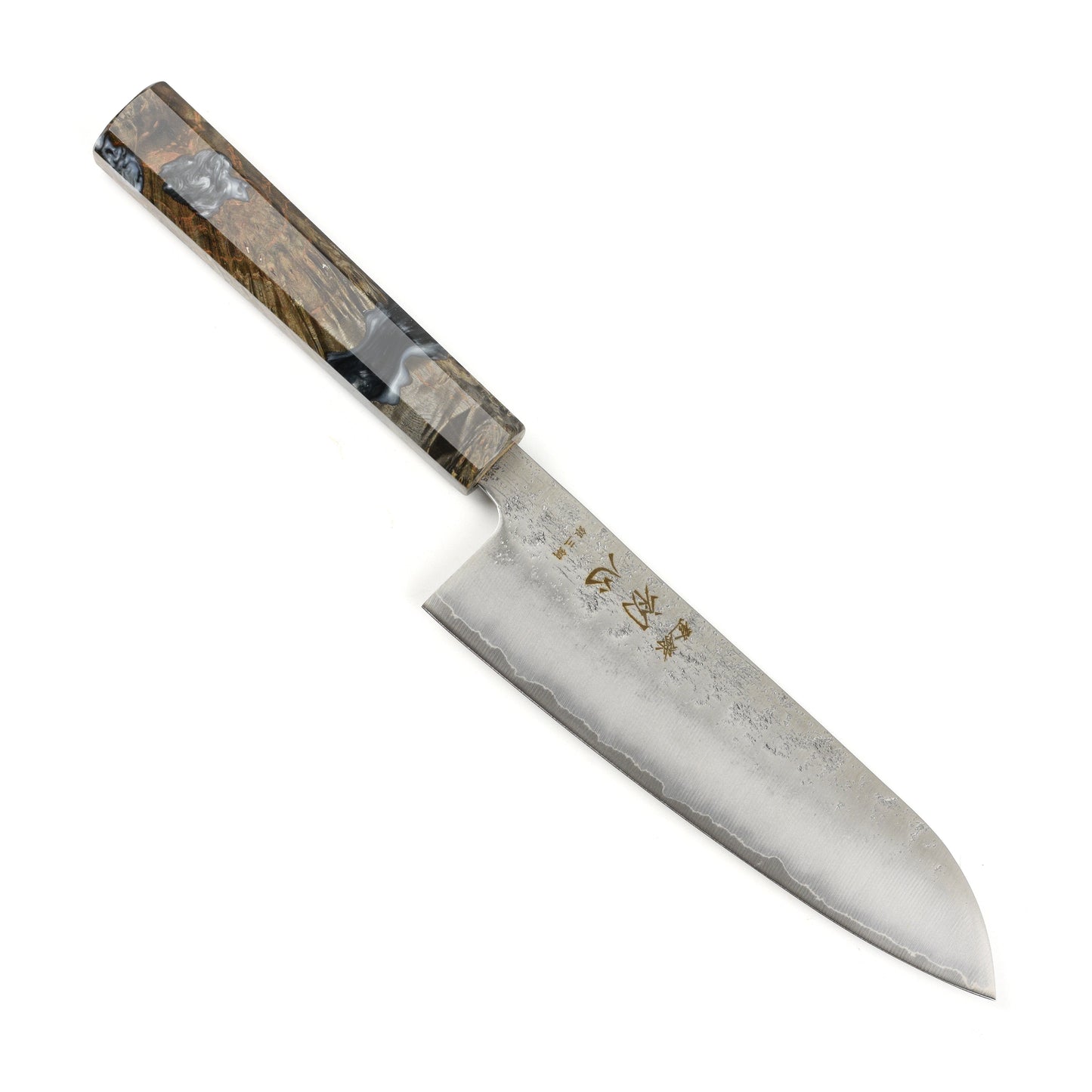 Hatsukokoro Ginrei Ginsan Nashiji 6.7" Santoku