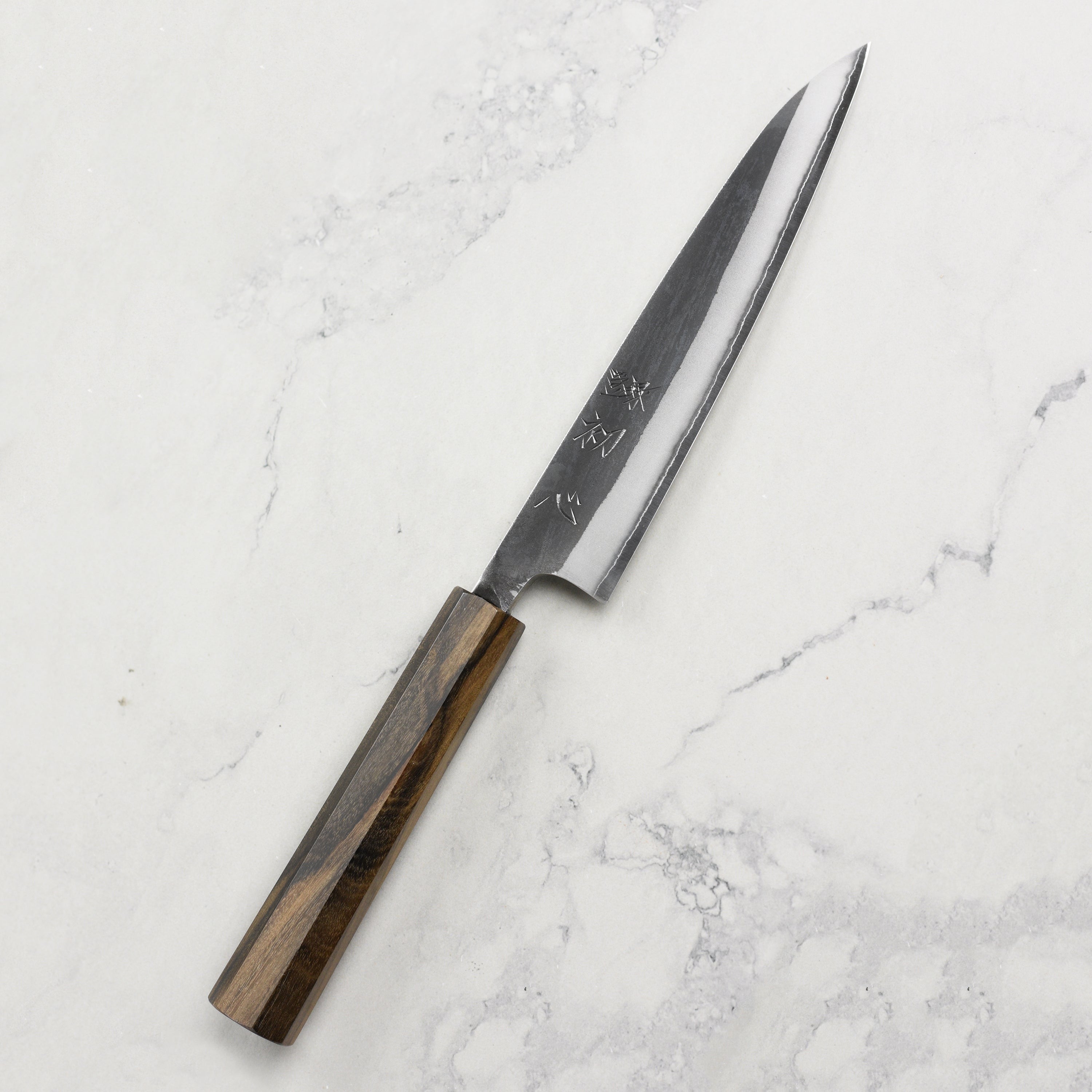 Hatsukokoro Kurokaze Shirogami #2 Kurouchi Stainless Clad 5.9" Petty