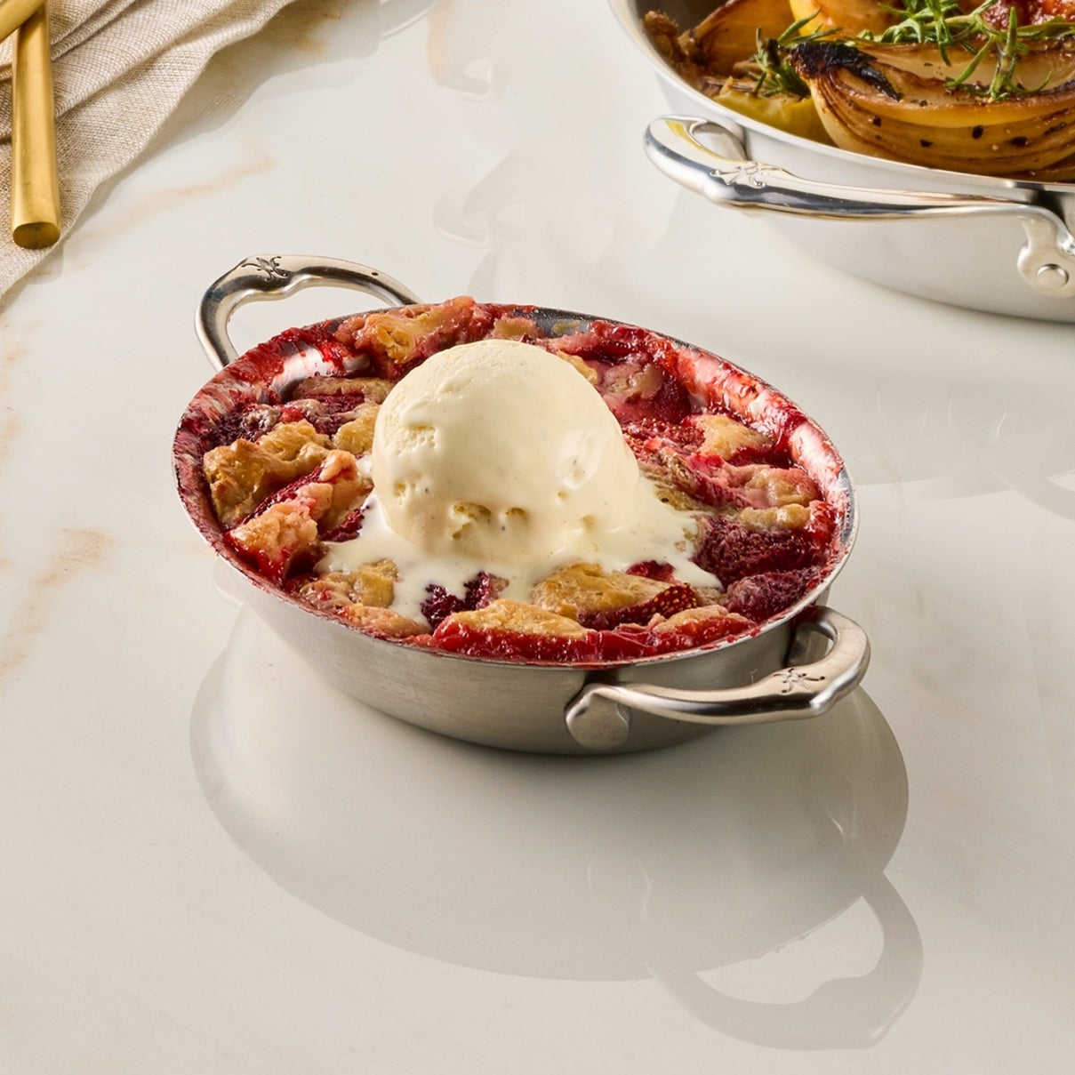 Hestan Tri-Ply Oval Au Gratin, 8.5" x 6"