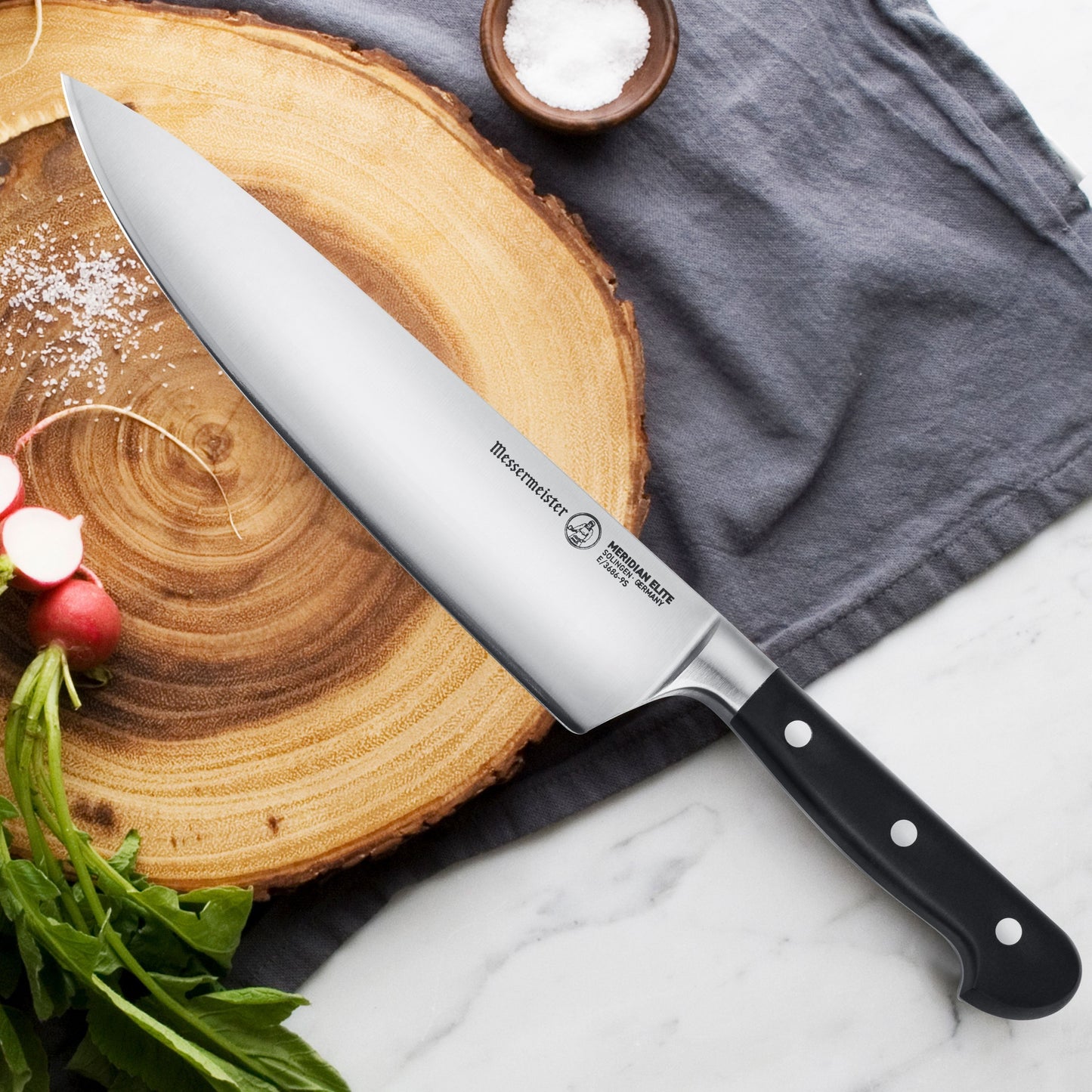 Messermeister Meridian Elite 9" Stealth Chef's Knife