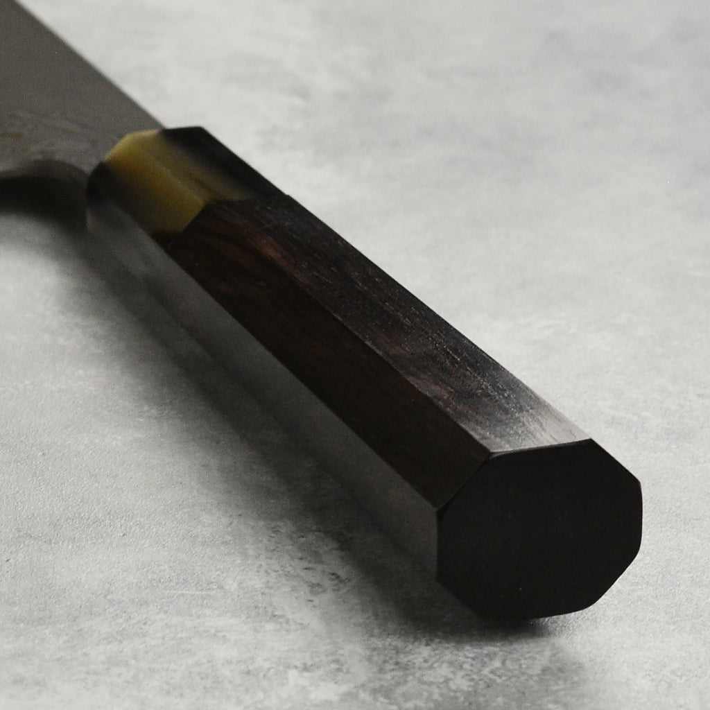Shoichi Hashimoto Tobikumo Aogami #2 + Shirogami #2 Coreless Damascus 9.4" Gyuto