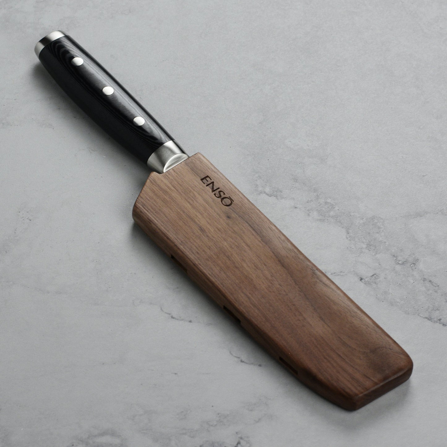 Enso Walnut Magnetic Sheath for 6.5" Nakiri Knife