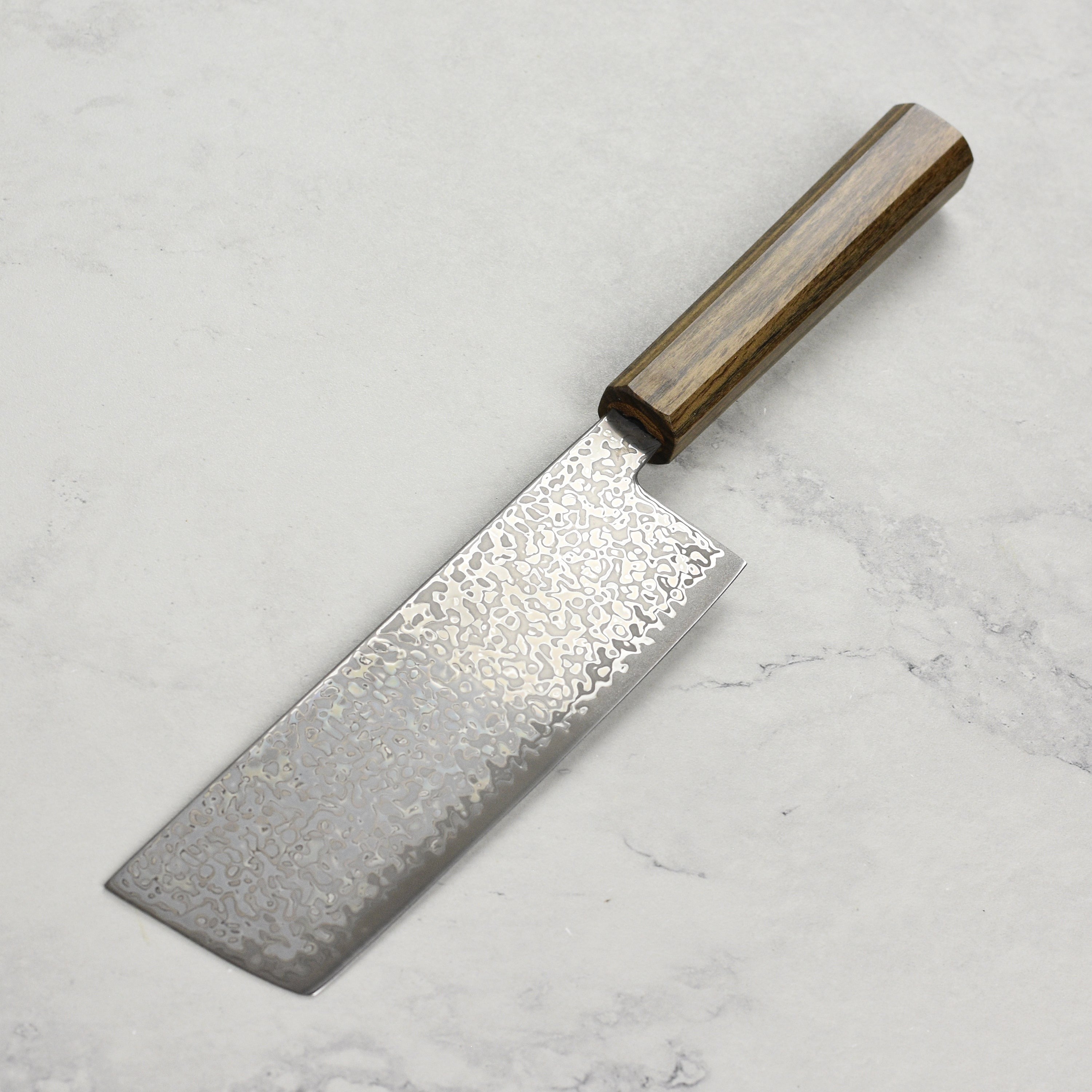 Hatsukokoro Hikari SLD Kurozome Damascus 6.3" Nakiri