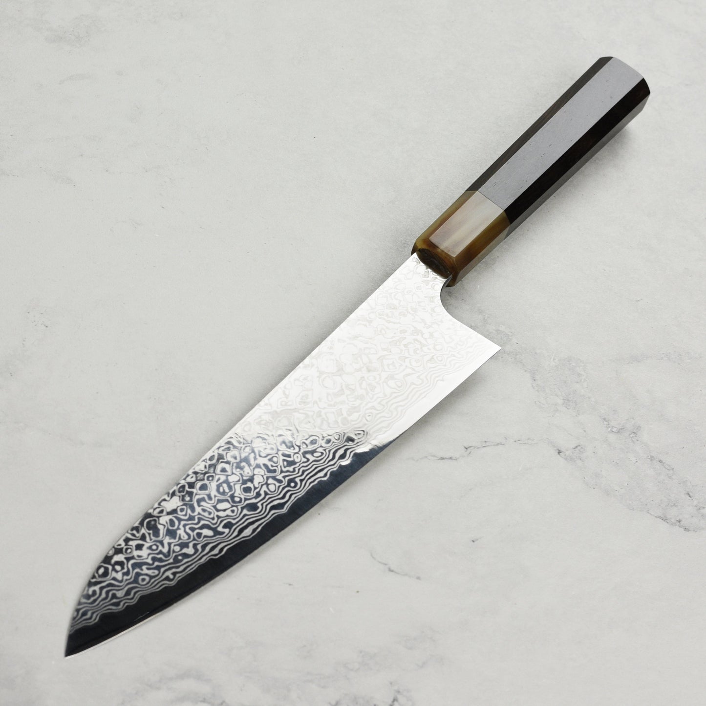 Hatsukokoro x Yauji Ginga34 Damascus 8.25" Gyuto