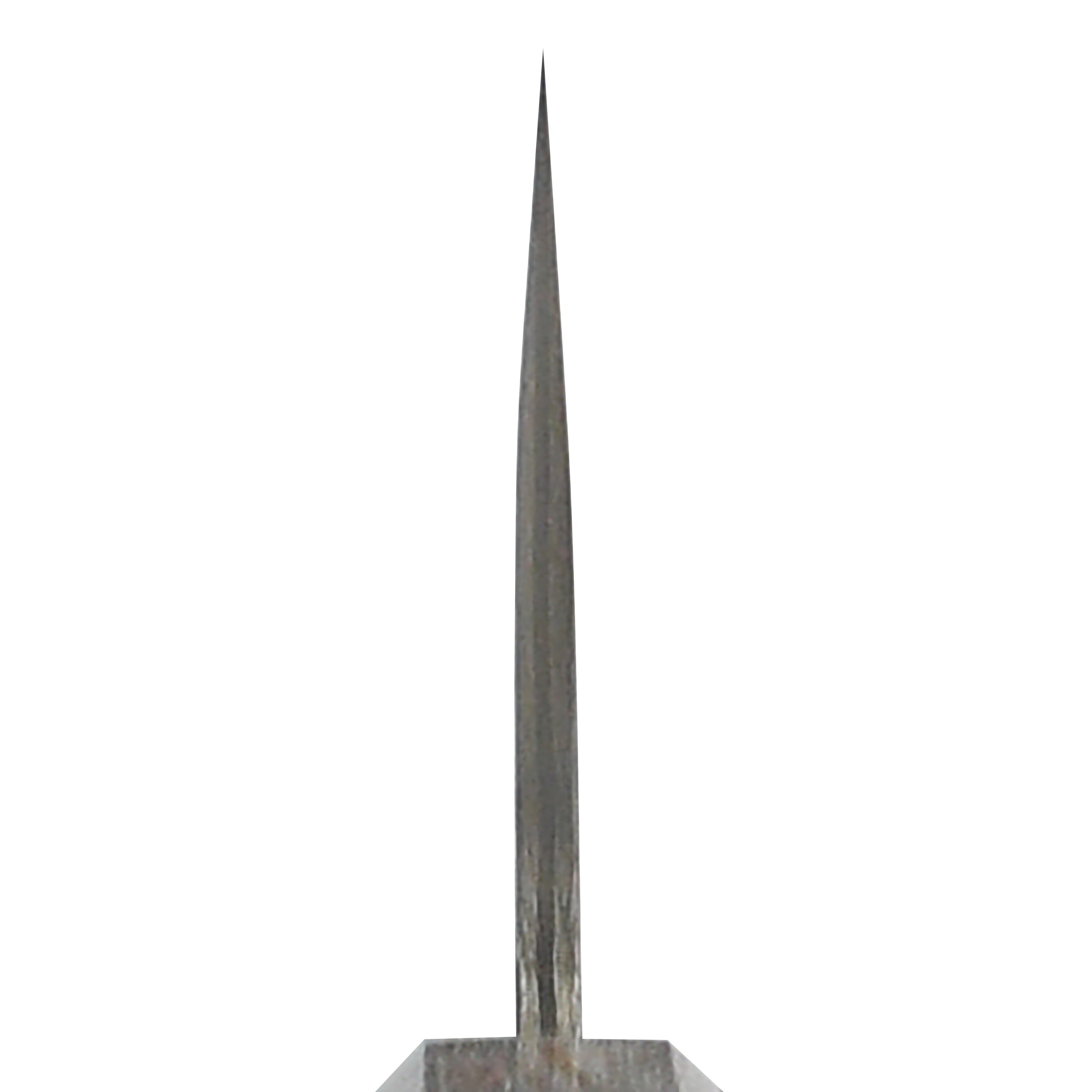 Saji SG2 Black Damascus 6.7" Bunka, Stabilized Birch