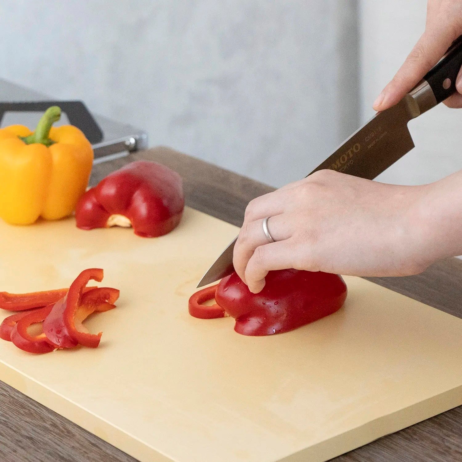 Asahi Cookin' Cut Antibacterial Rubber Cutting Board, 19.7 x 13"