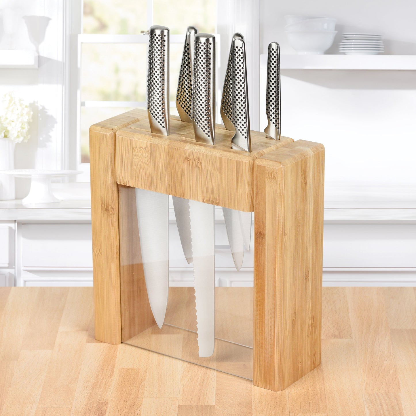 Global Ikasu 7 Piece Knife Block Set