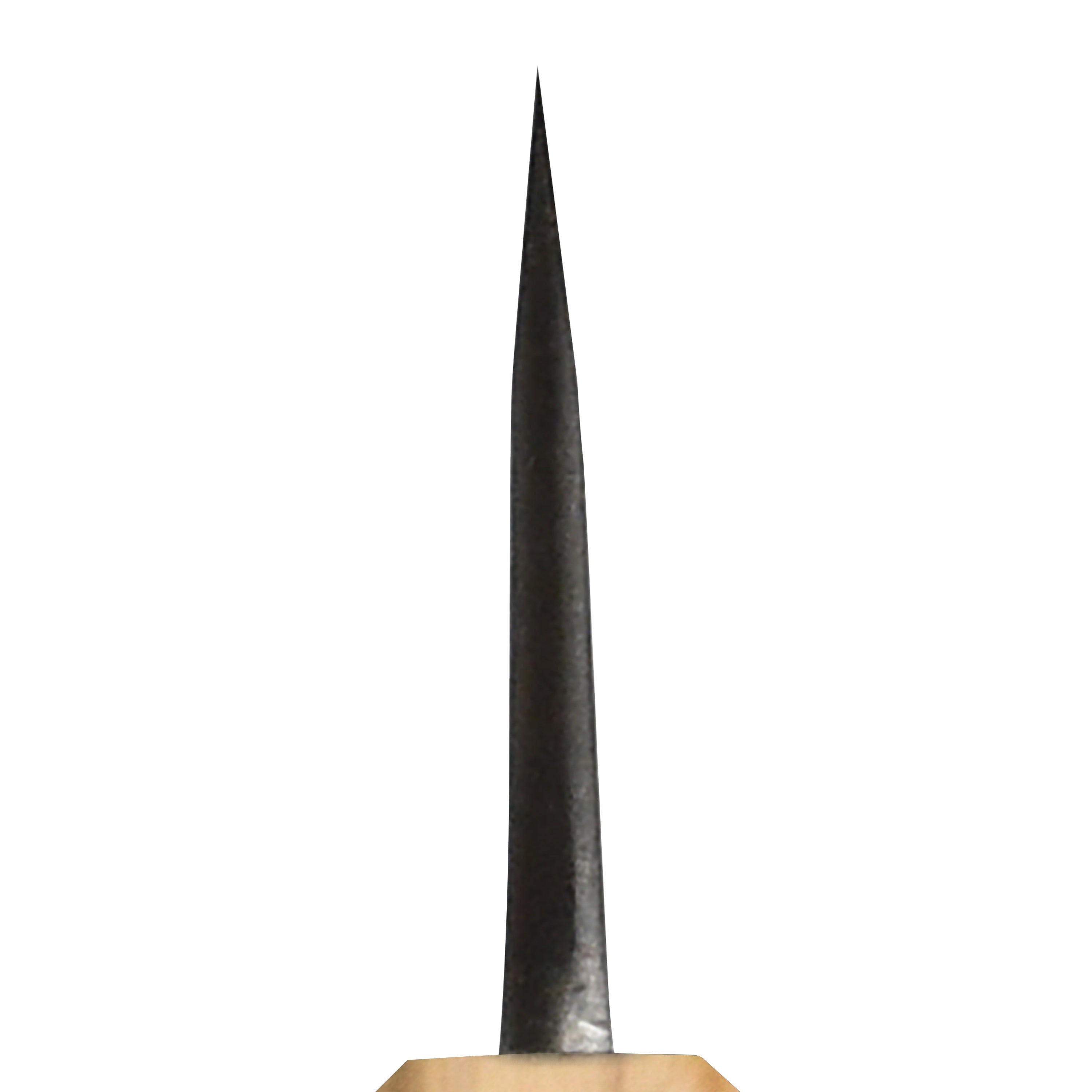 Yoshikane Shirogami #2 Kurouchi Stainless Clad 5.9" Honesuki, Olivewood