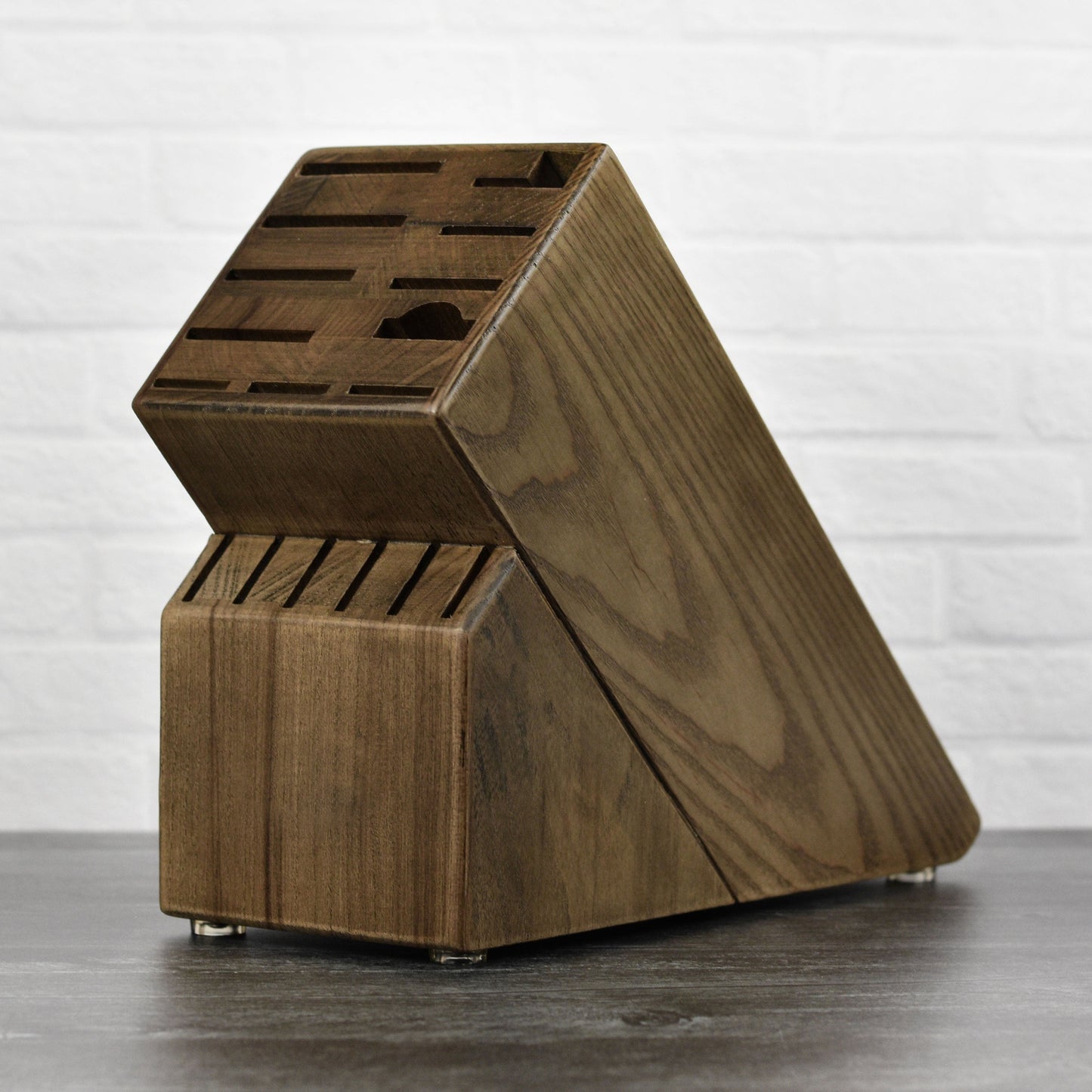 Enso HD 16 Piece Dark Ash Knife Block Set