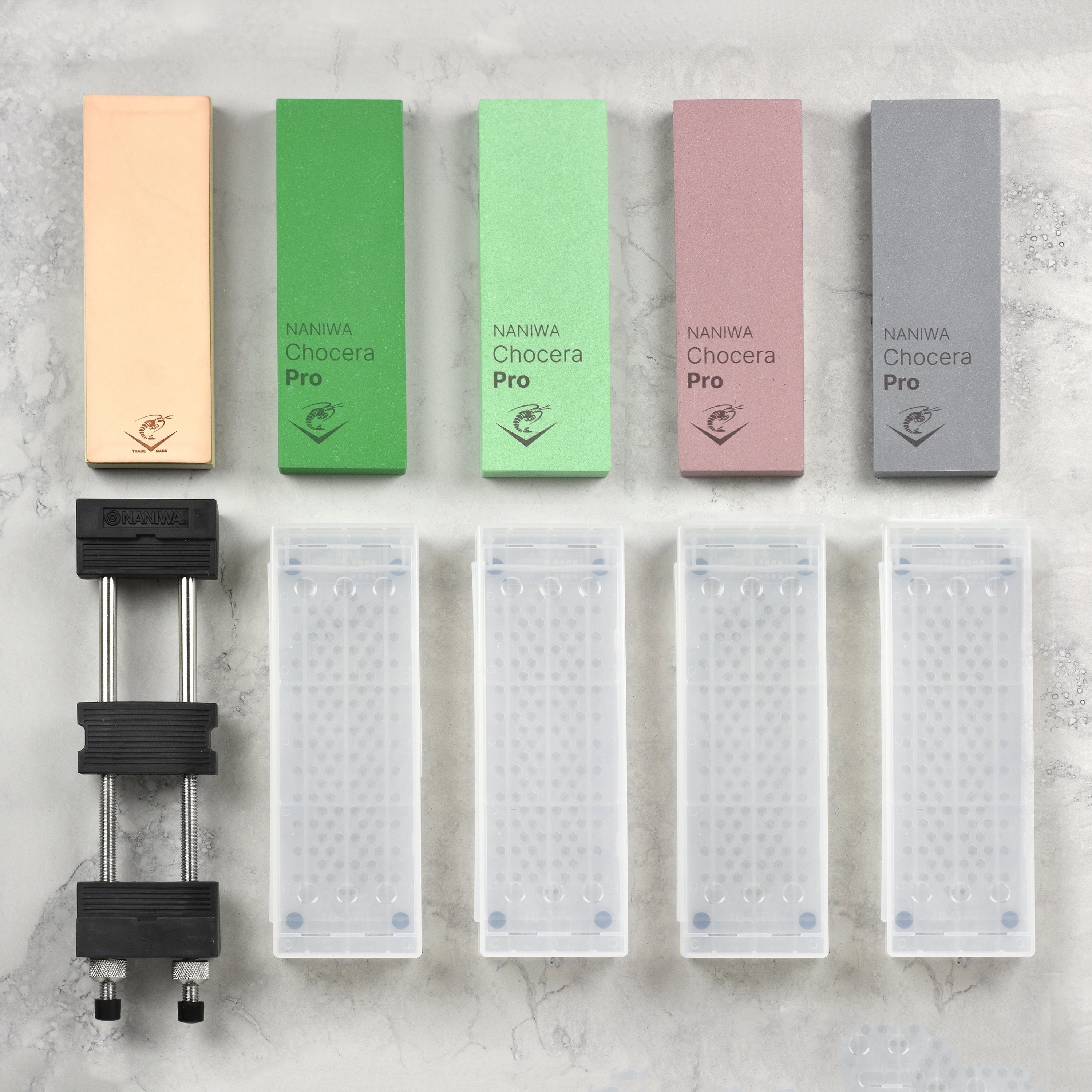 Naniwa Chocera Pro Ultimate Whetstone Bundle