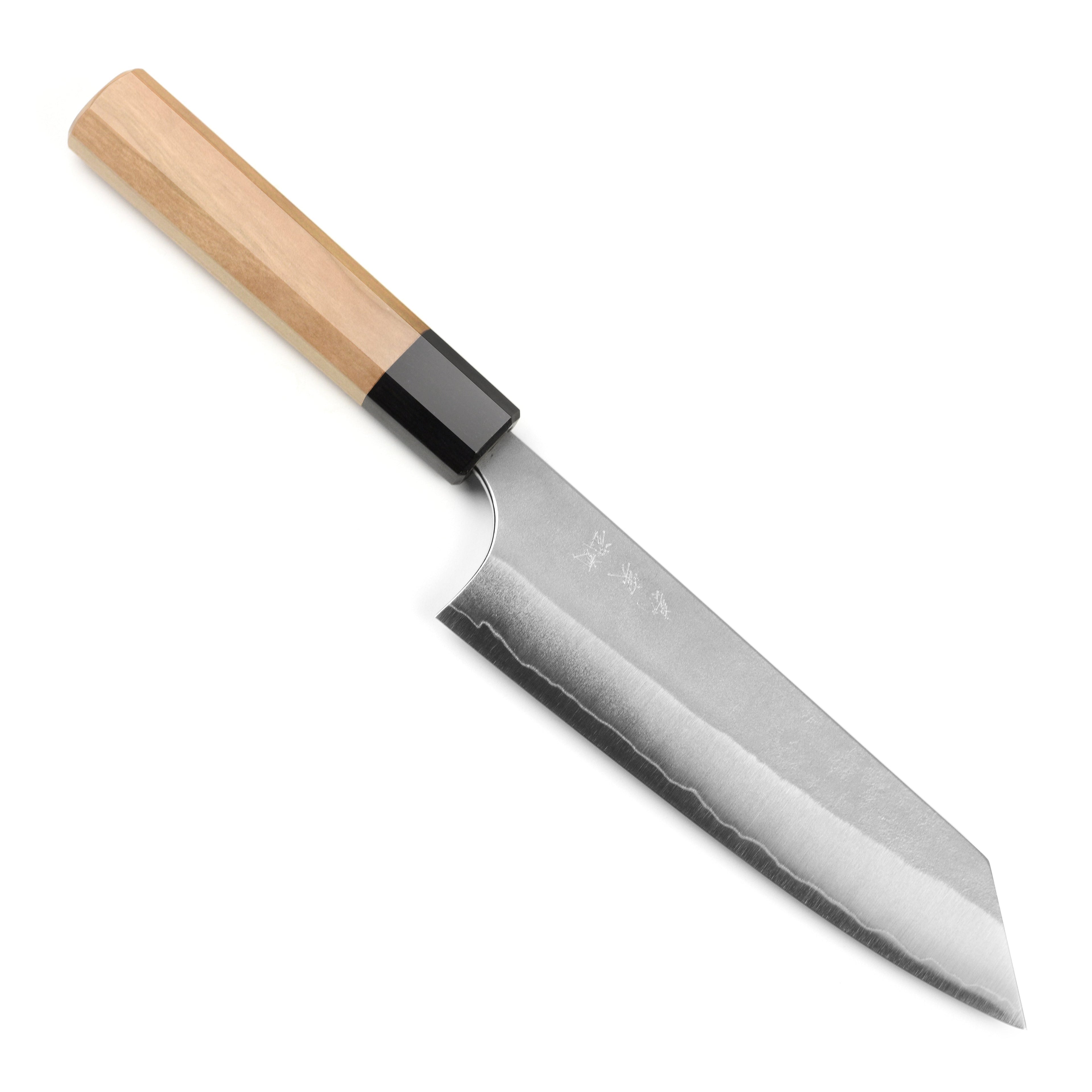 Yoshimi Kato Ginsan Nashiji Stainless Clad 6.7" Bunka