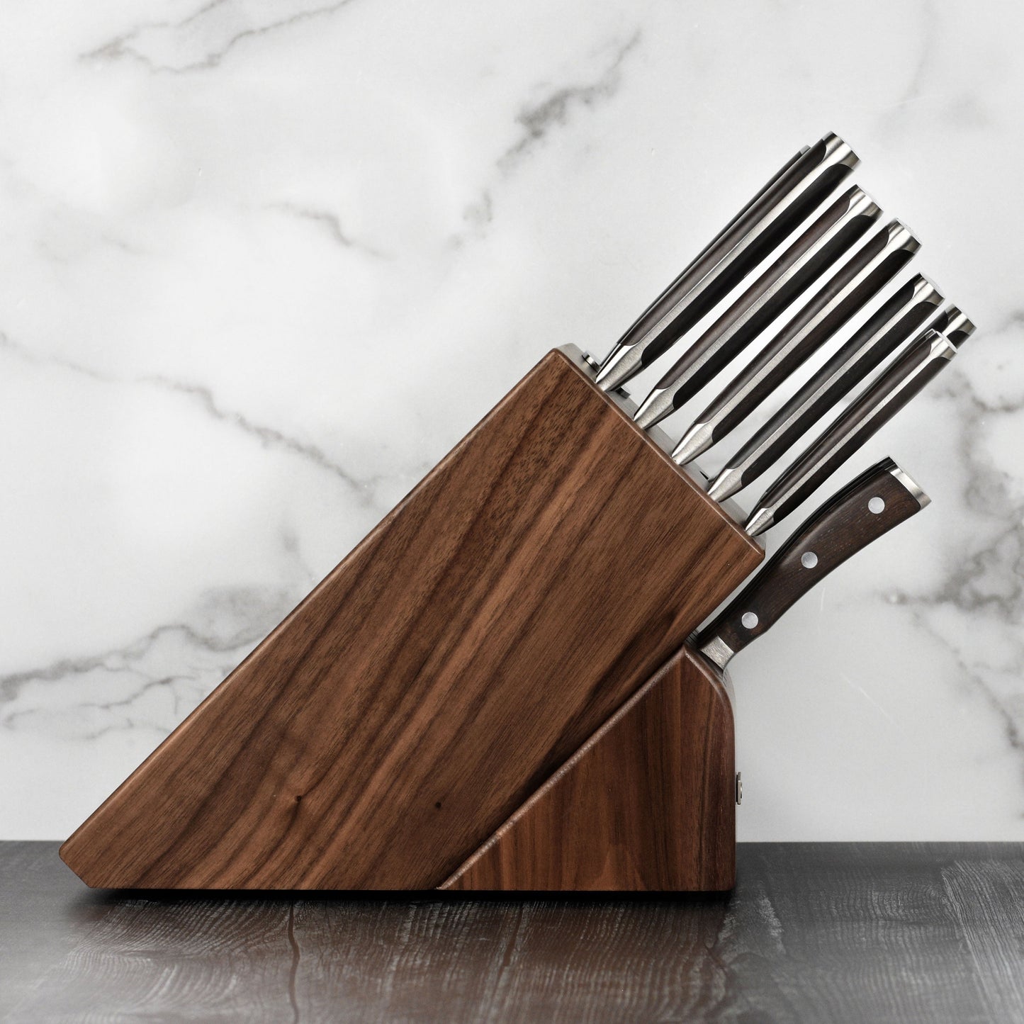 Wusthof Ikon Blackwood 16 Piece Walnut Knife Block Set