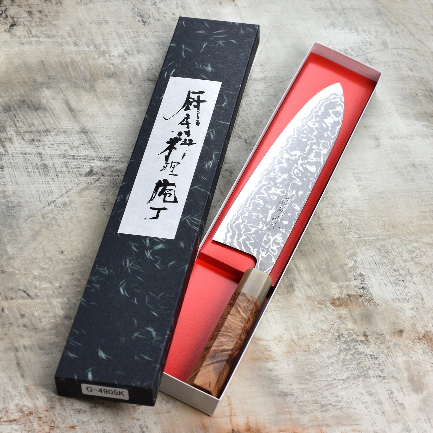 Shiro Kamo Shirogami #2 Damascus 9.4" Gyuto