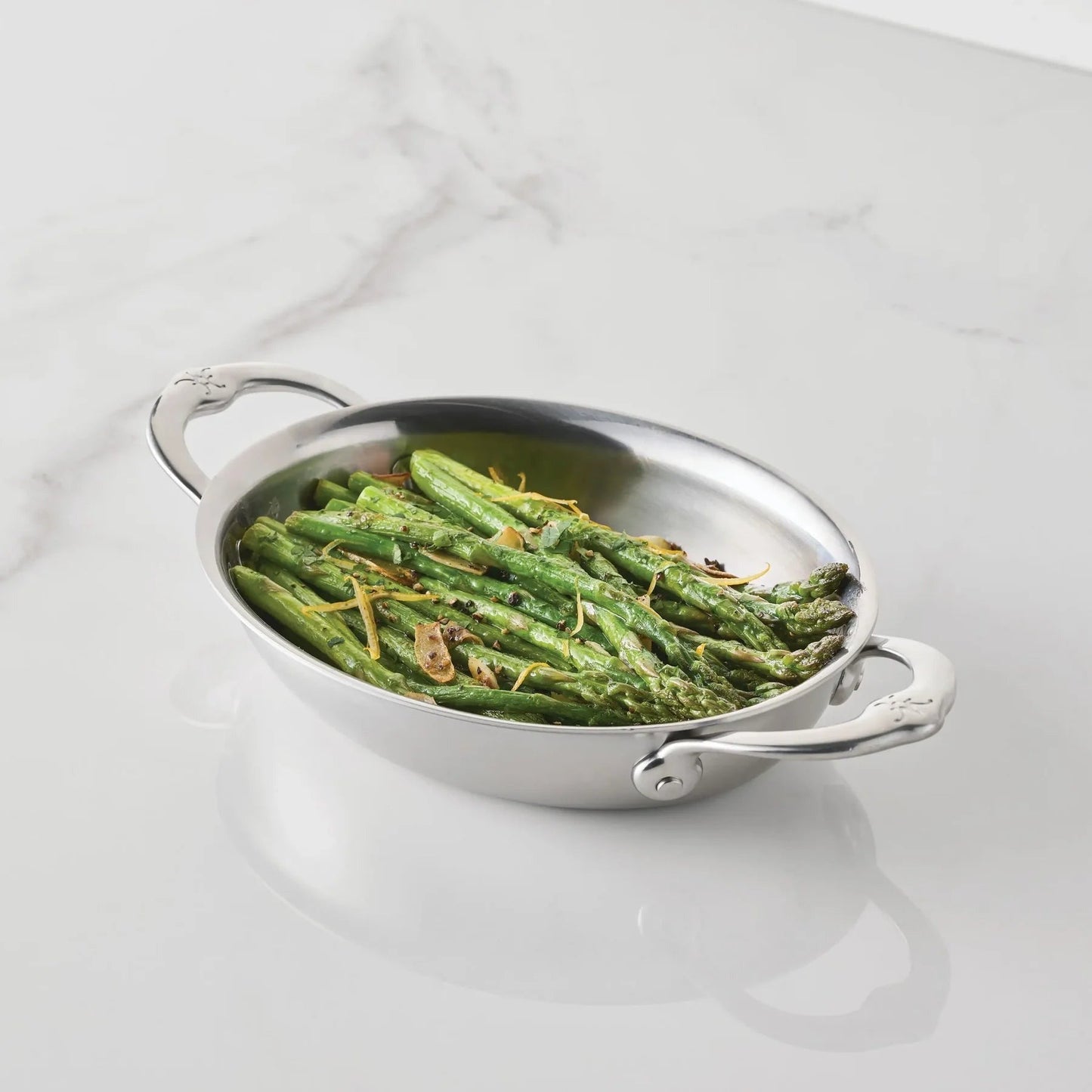 Hestan Tri-Ply Oval Au Gratin, 8.5" x 6"