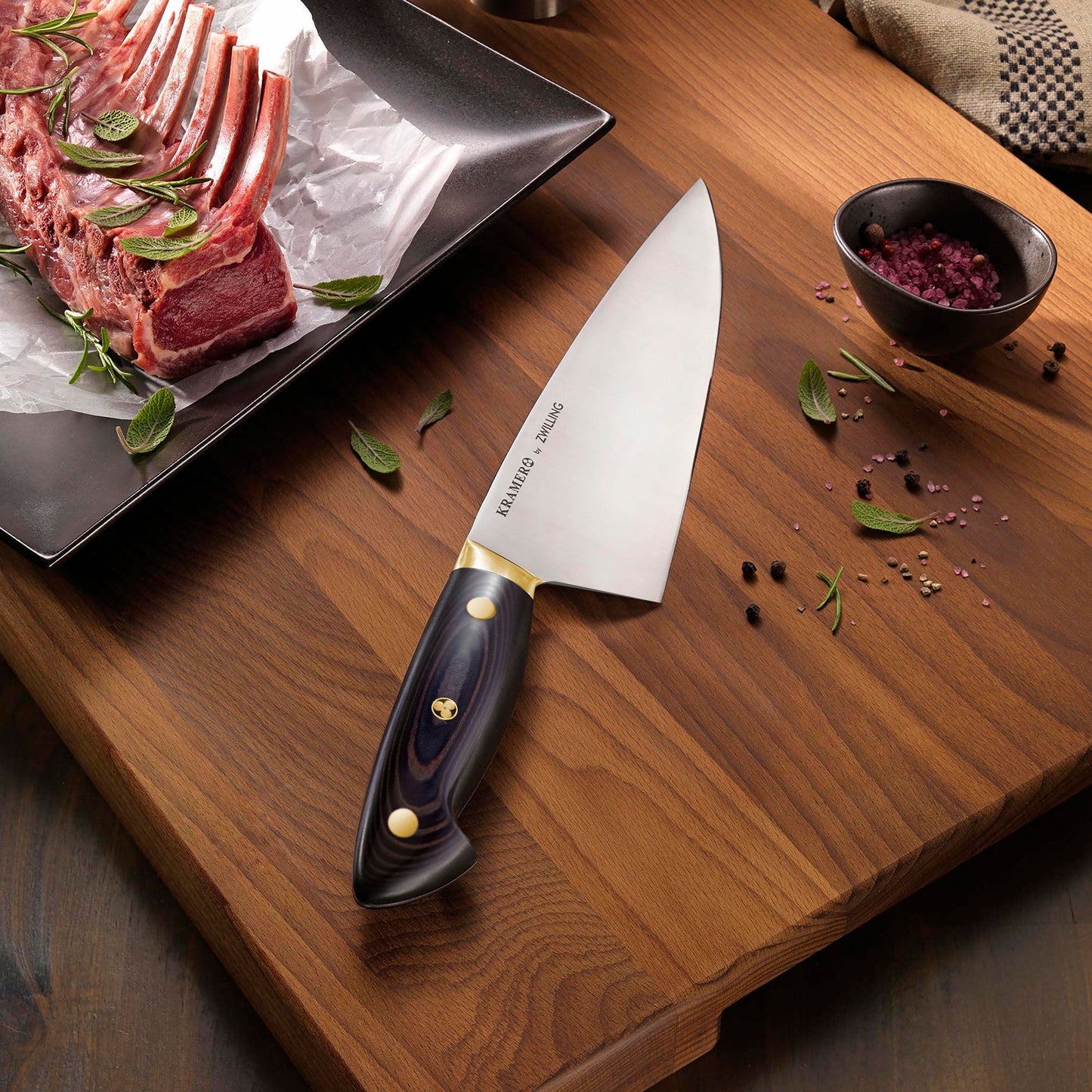 Kramer Carbon 2.0 7 Piece Magnetic Easel Knife Block Set