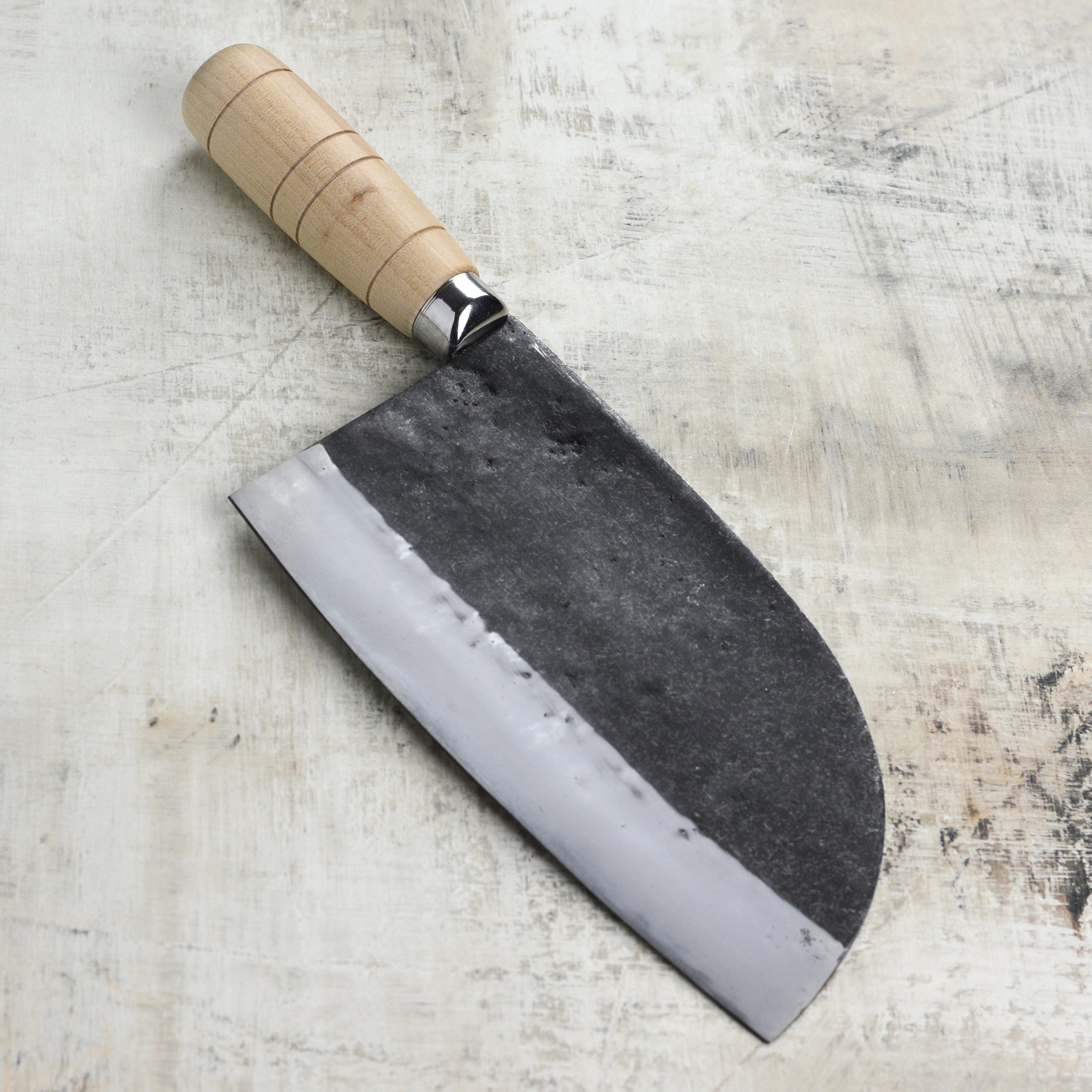 Sentan Forged Aogami #2 Kurouchi 7.5" Santoku Cleaver