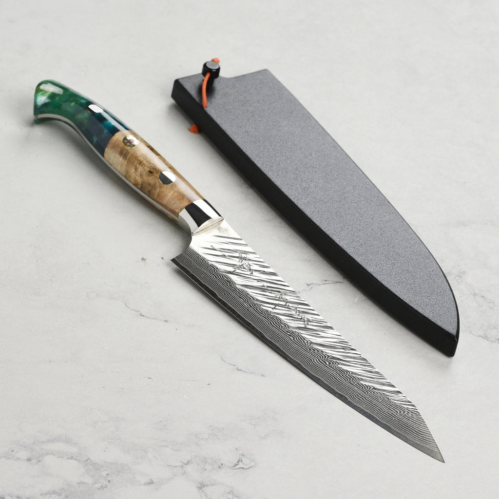 Kurosaki Fujin Forged SG2 Damascus 5.9" Petty with Saya