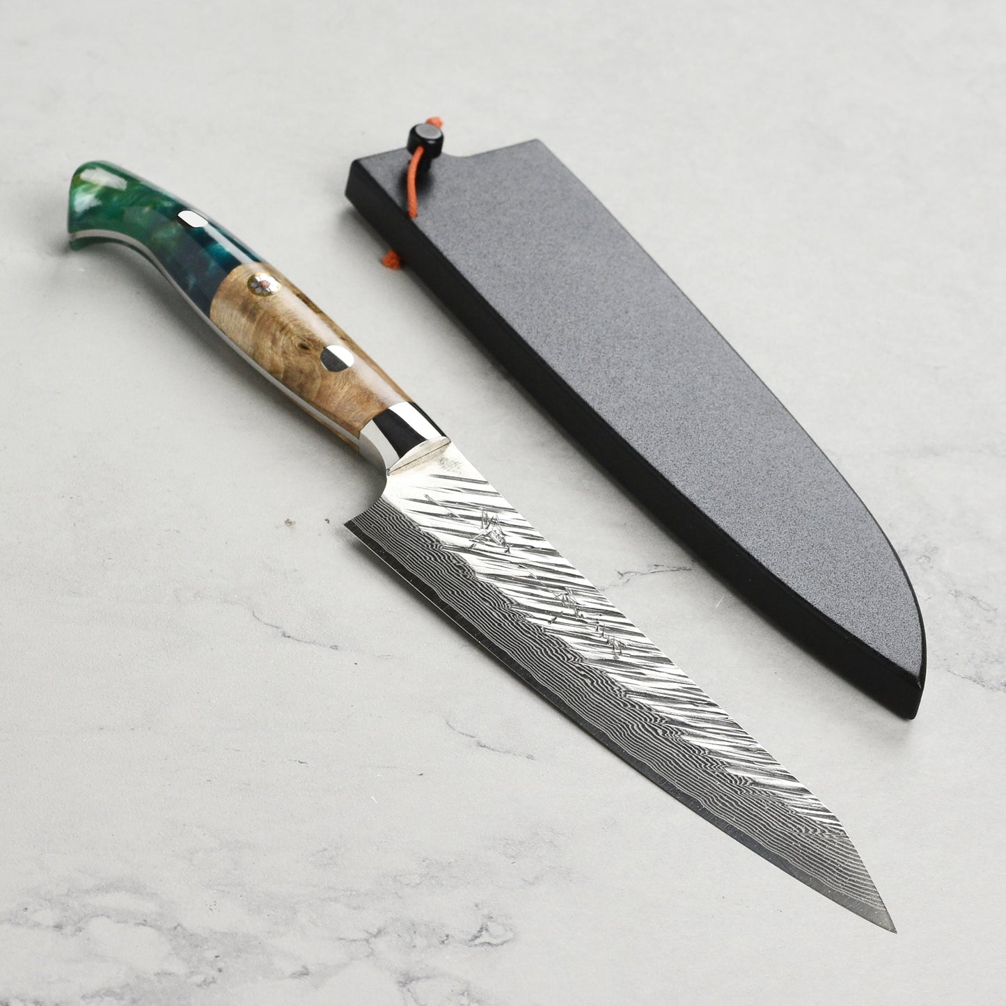 Kurosaki Fujin Forged SG2 Damascus 5.9" Petty with Saya