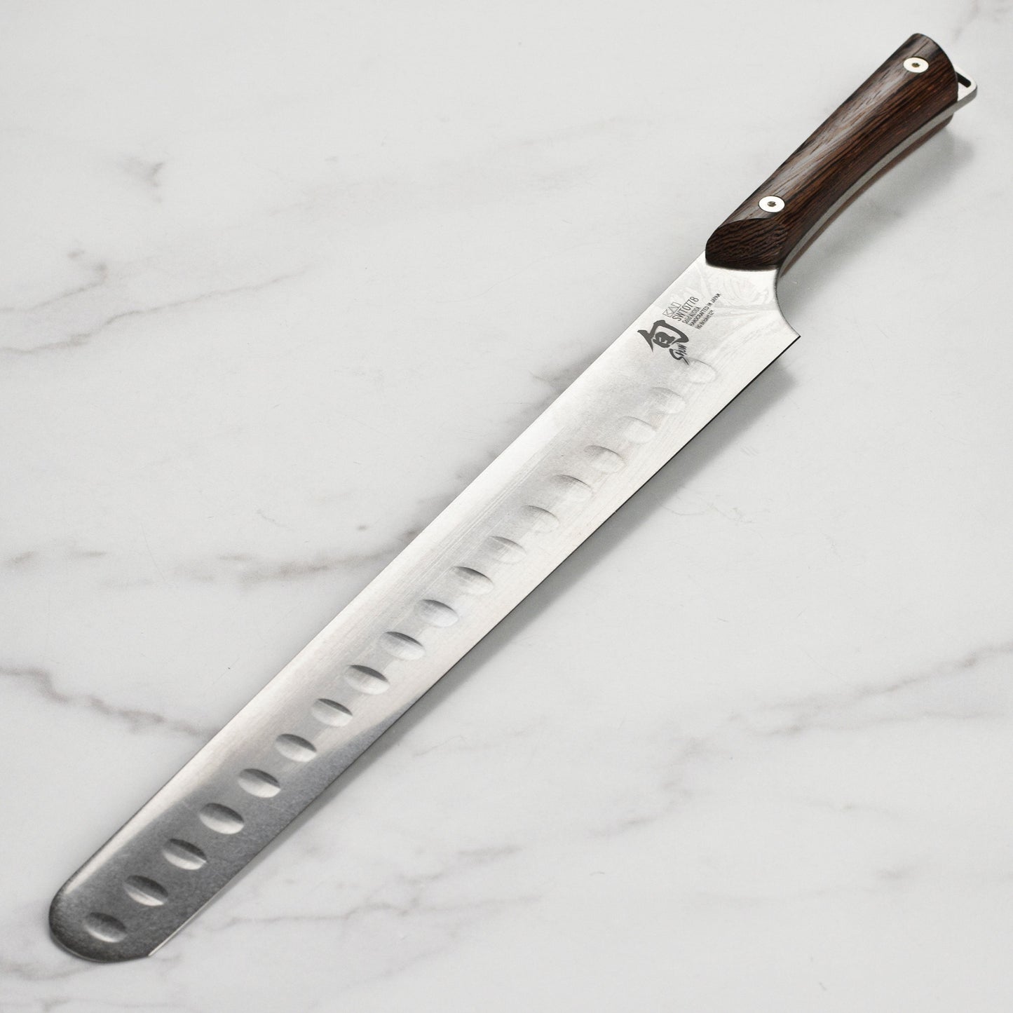 Shun Kanso 12" Hollow Edge Brisket Knife with Saya