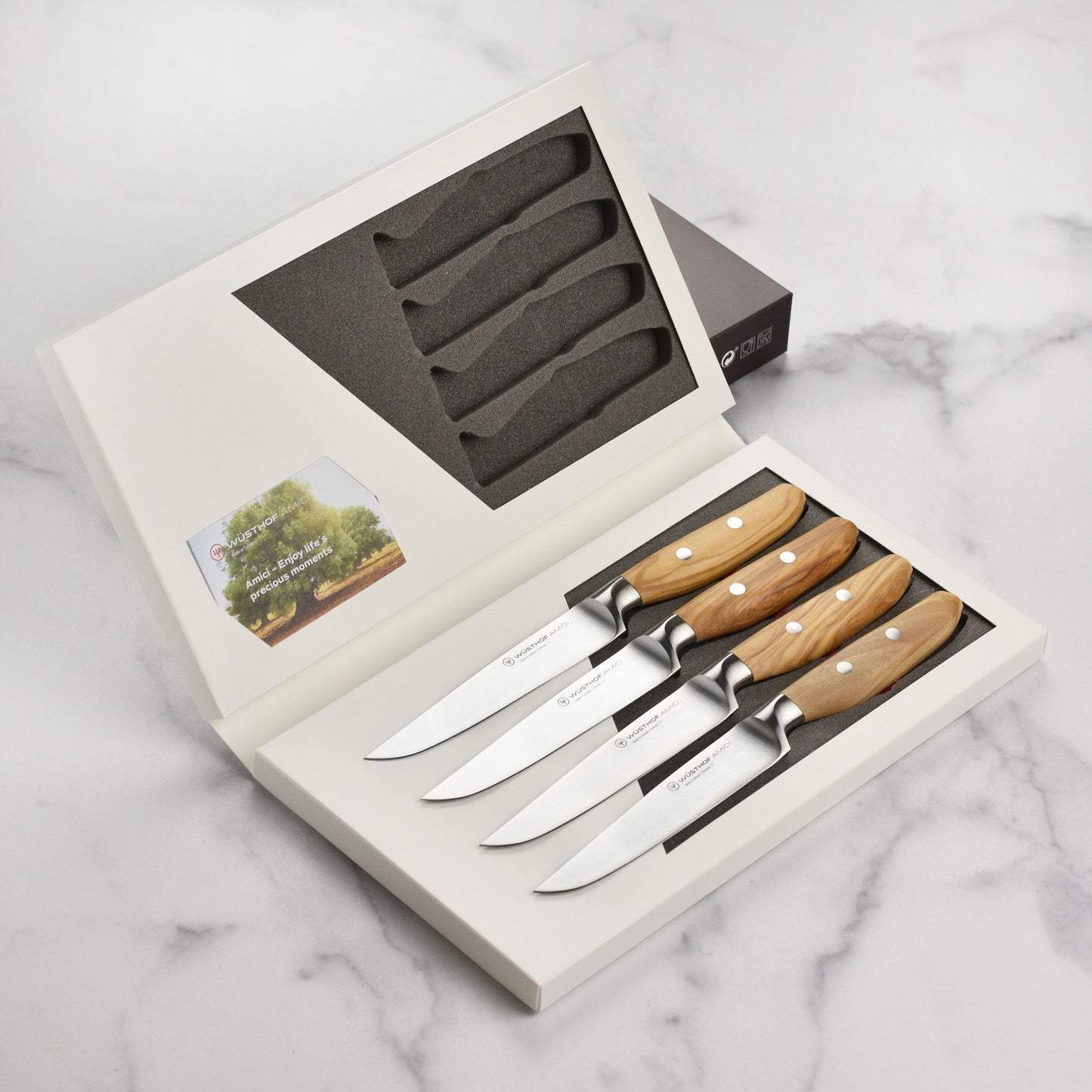Wusthof Amici 4 Piece Steak Knife Set