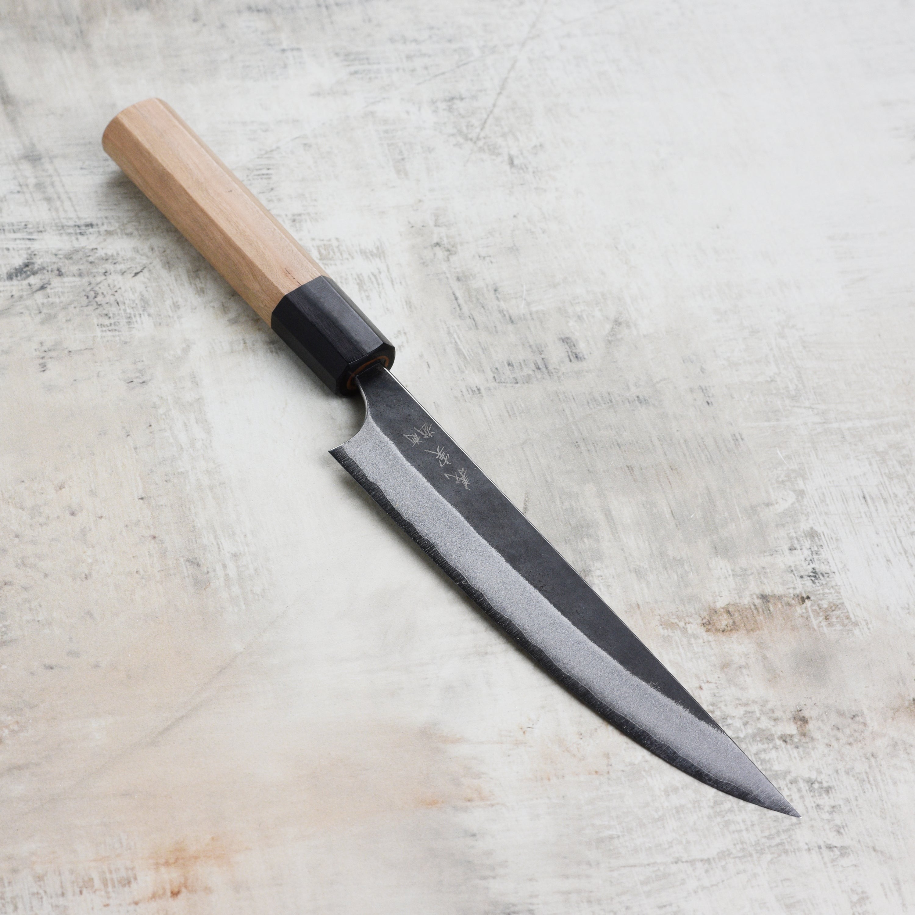 Yoshimi Kato Aogami Super Kurouchi Stainless Clad 6.3" Butcher's Knife