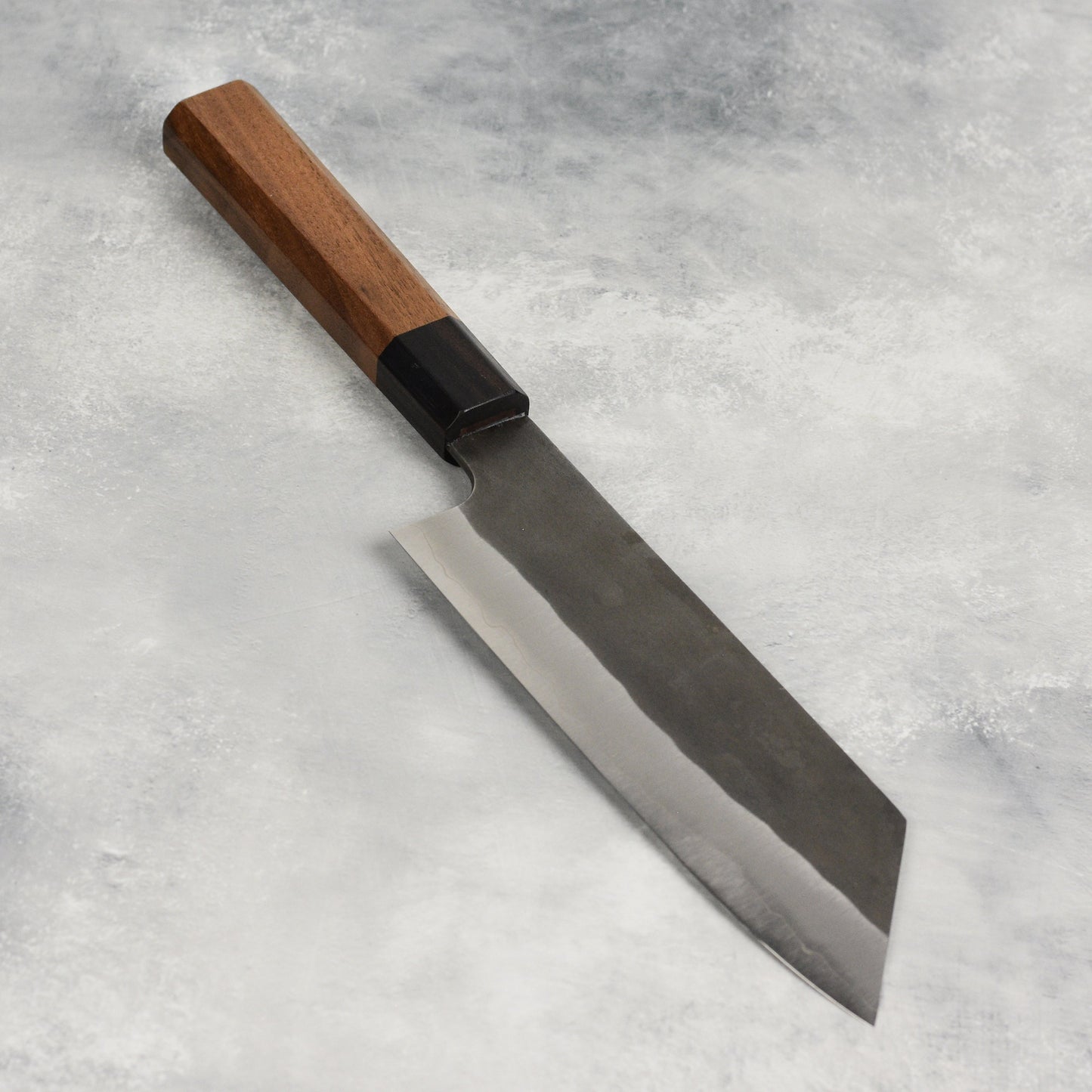 Hatono Aogami Super Kurouchi Stainless Clad 7" Bunka