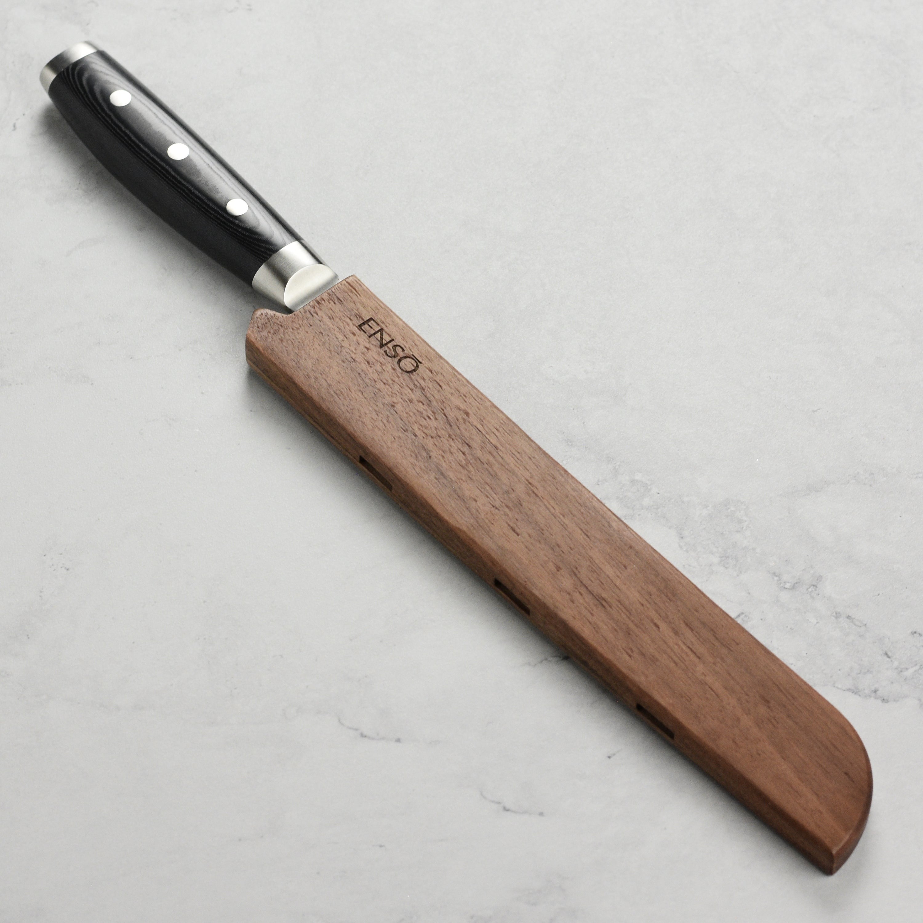 Enso Walnut Magnetic Sheath for 9" Bread & Slicing Knives
