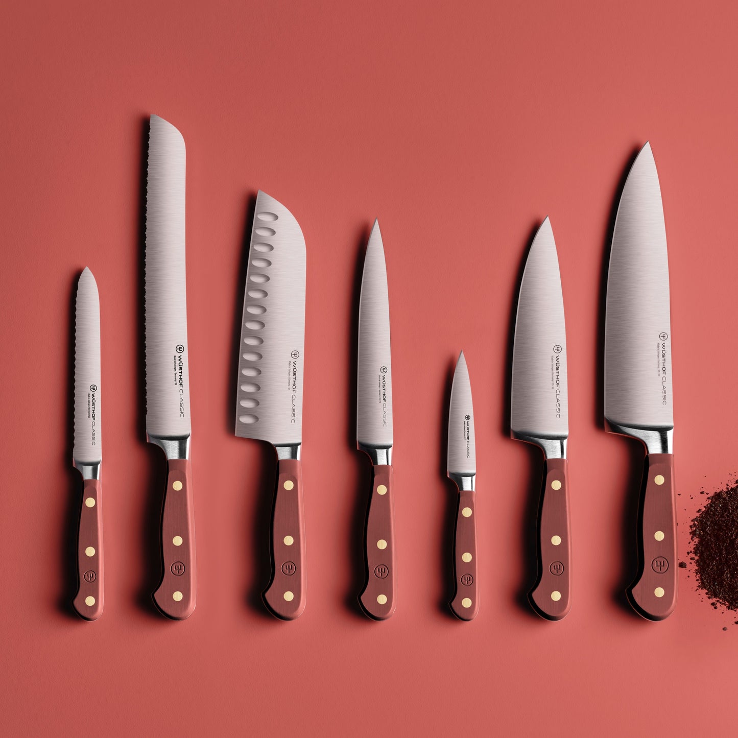 Wusthof Classic Tasty Sumac 8 Piece Knife Block Set