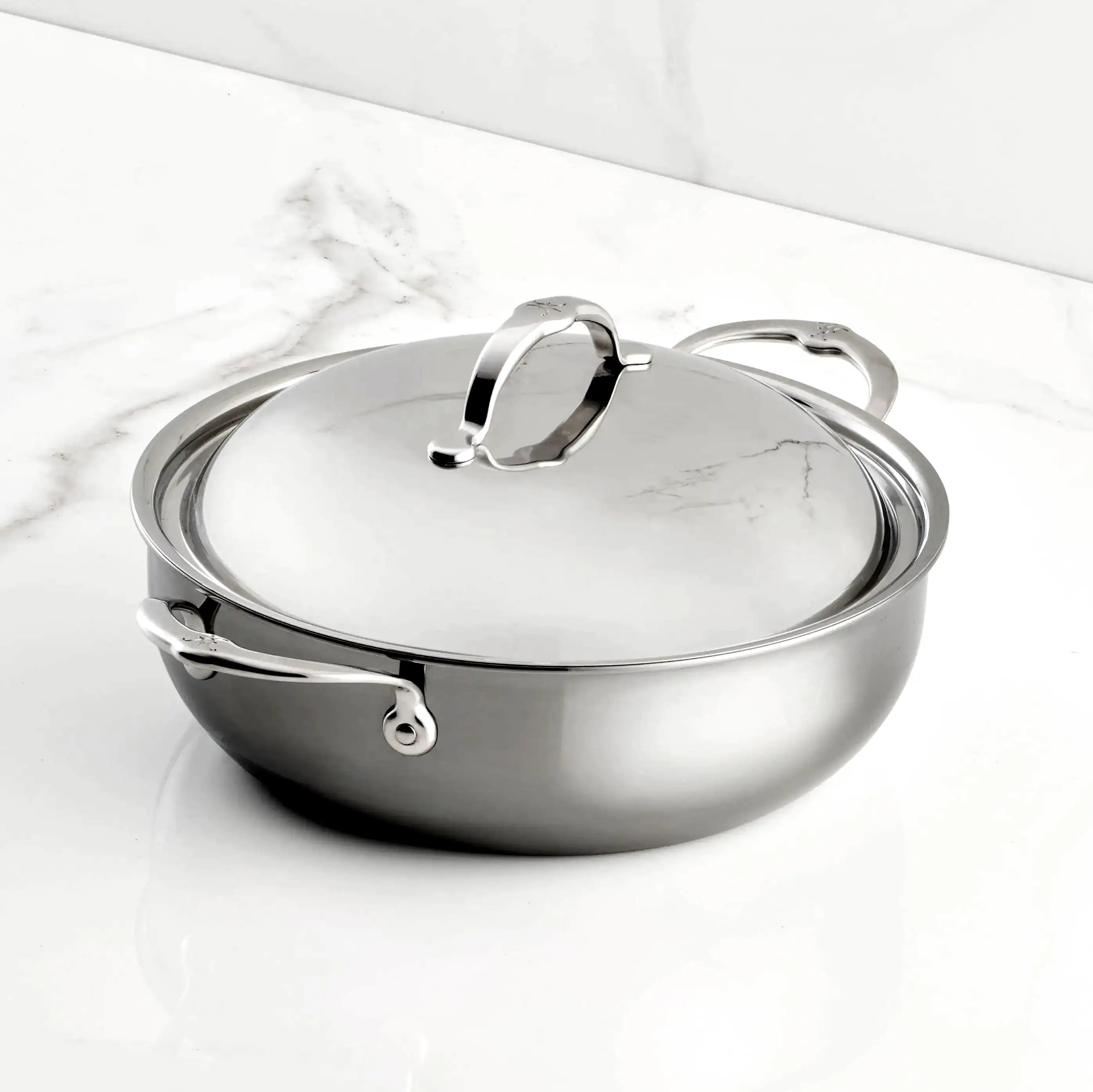 Hestan NanoBond 5-quart Titanium Stainless Steel Dutch Oven