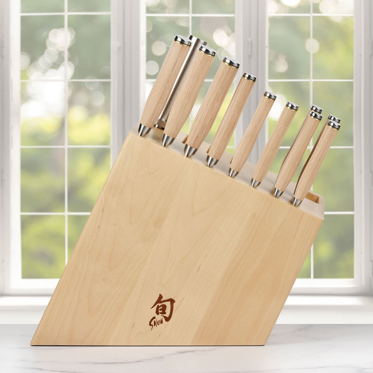Shun Premier Blonde 12 Piece Knife Block Set